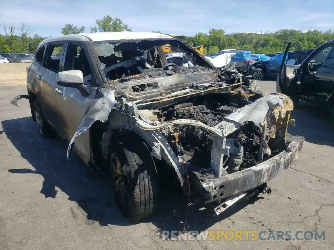 1 Photograph of a damaged car 5TDCZRBH1NS224912 TOYOTA HIGHLANDER 2022