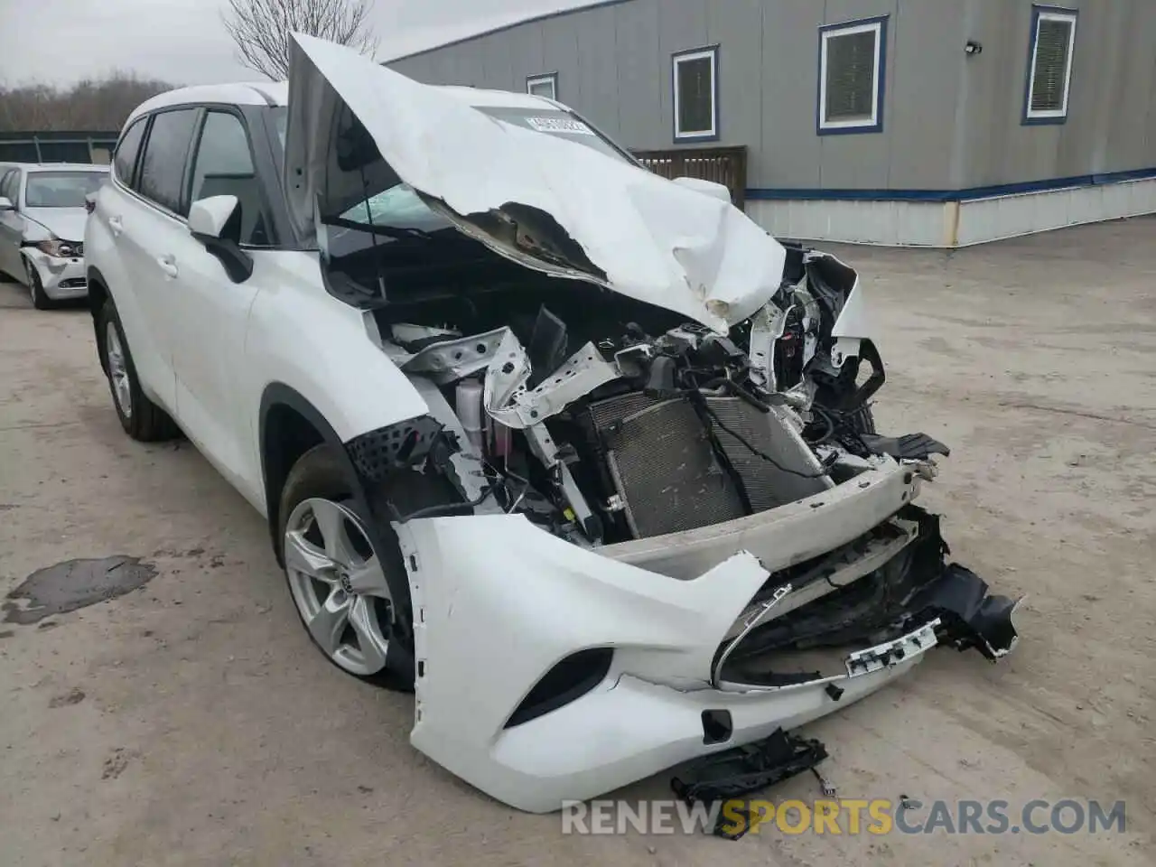 1 Photograph of a damaged car 5TDCZRBH4NS179254 TOYOTA HIGHLANDER 2022