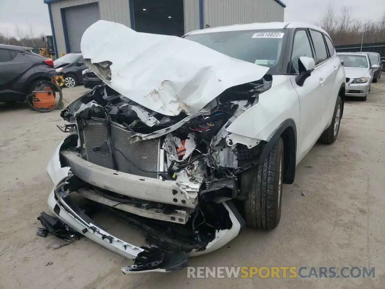 2 Photograph of a damaged car 5TDCZRBH4NS179254 TOYOTA HIGHLANDER 2022