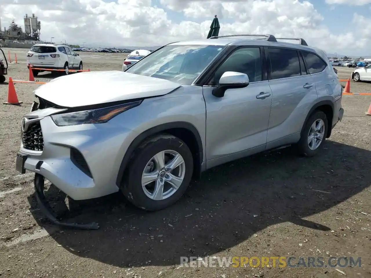 1 Photograph of a damaged car 5TDCZRBH8NS207167 TOYOTA HIGHLANDER 2022