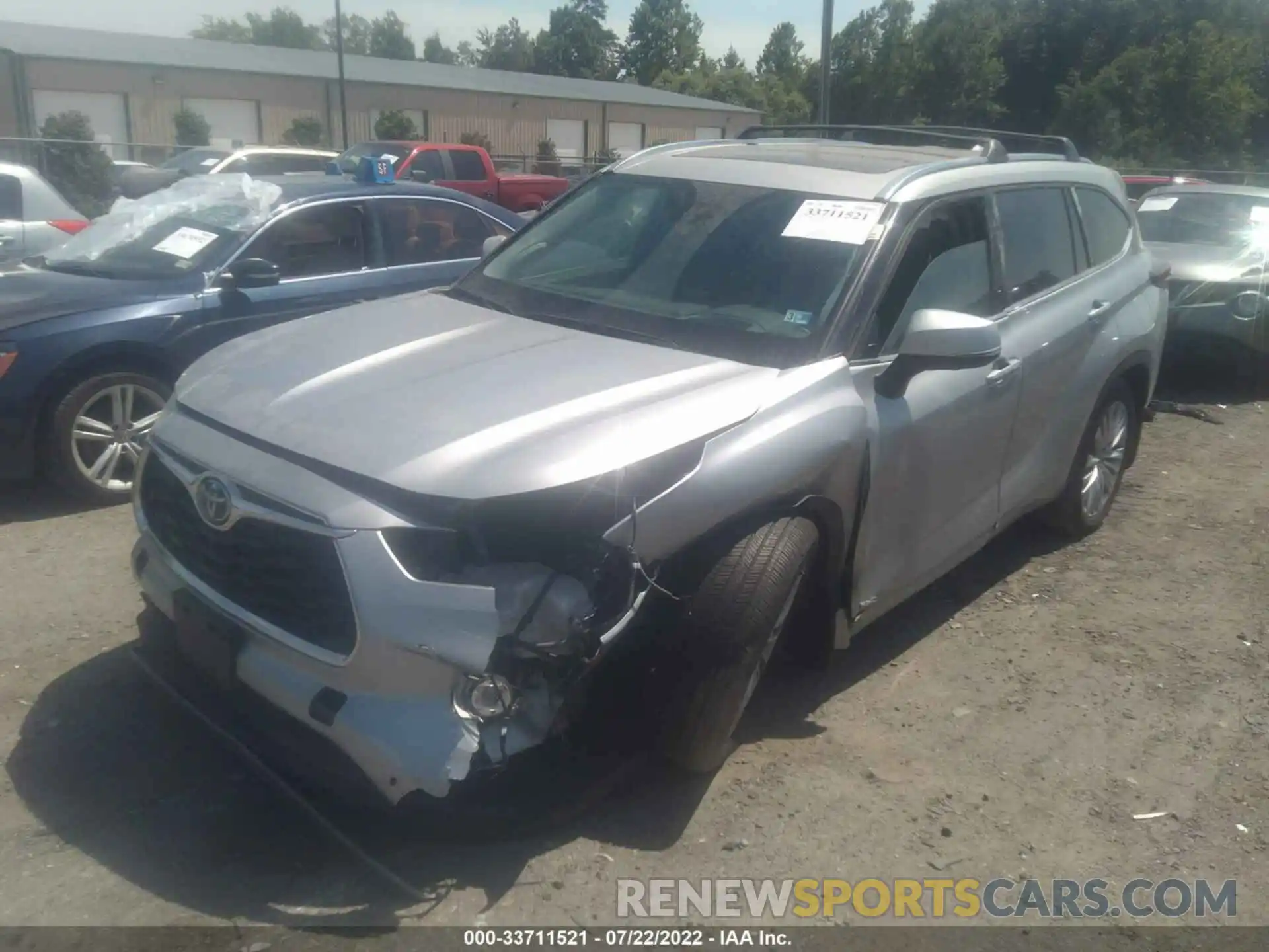 6 Photograph of a damaged car 5TDEBRCH9NS090307 TOYOTA HIGHLANDER 2022