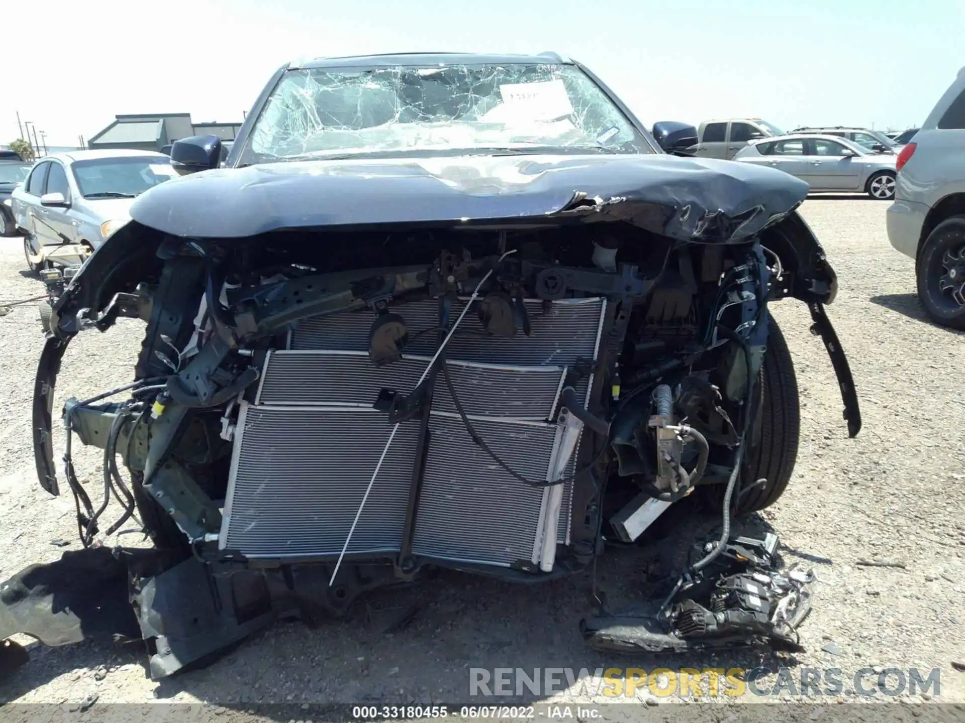 6 Photograph of a damaged car 5TDFARAH0NS014128 TOYOTA HIGHLANDER 2022