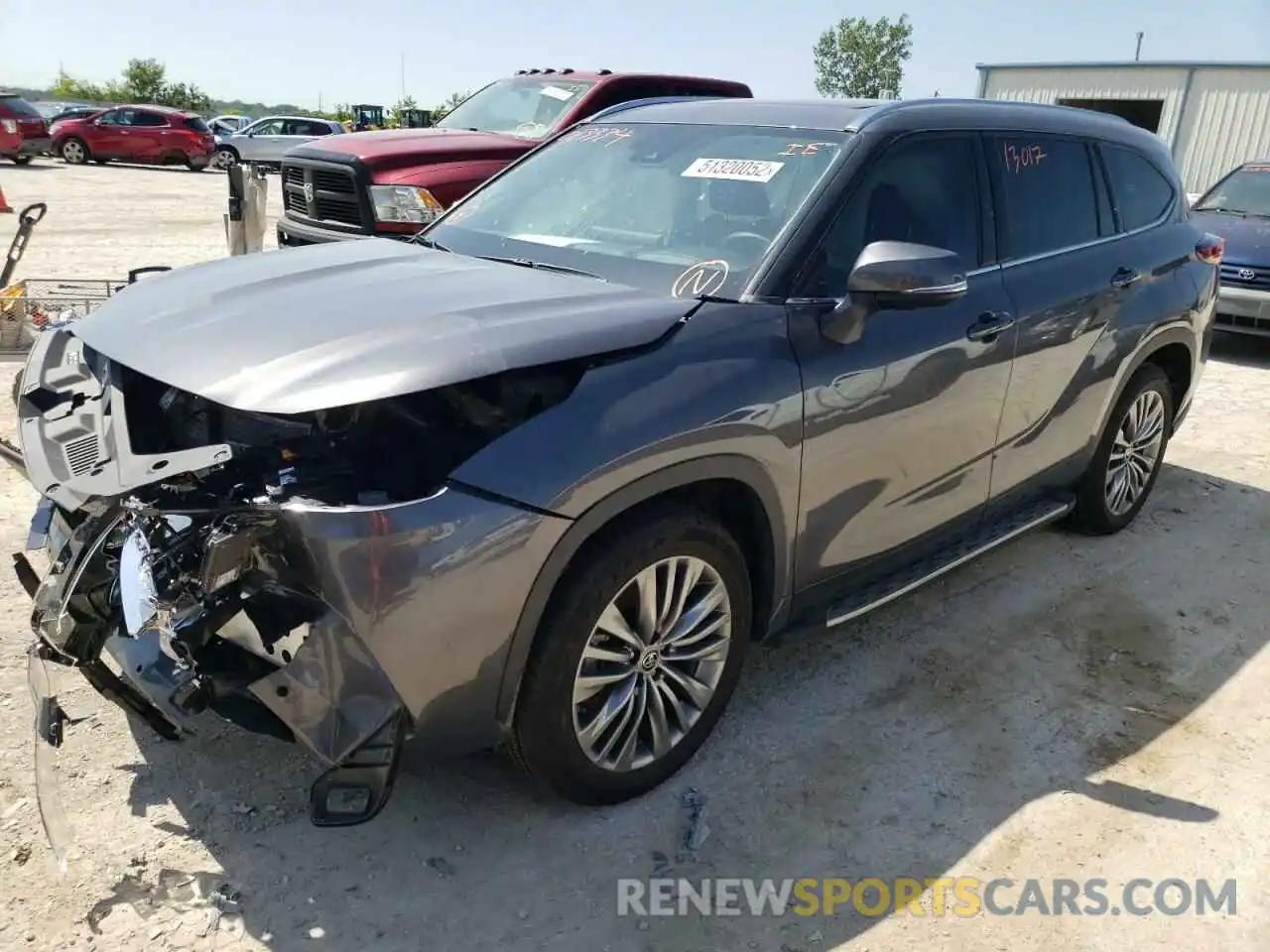 2 Photograph of a damaged car 5TDFARAH9NS013334 TOYOTA HIGHLANDER 2022