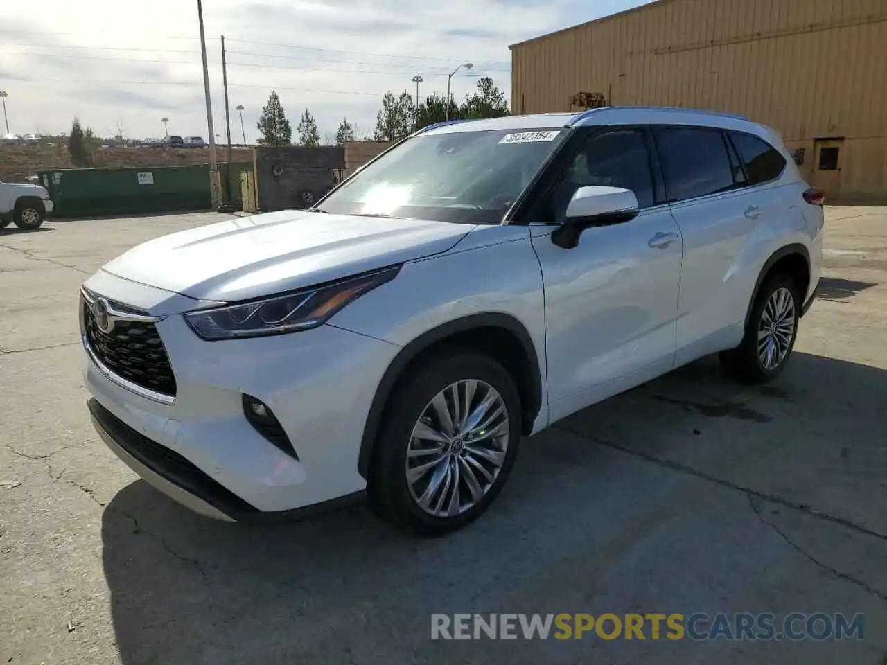 1 Photograph of a damaged car 5TDFZRAH3NS106875 TOYOTA HIGHLANDER 2022