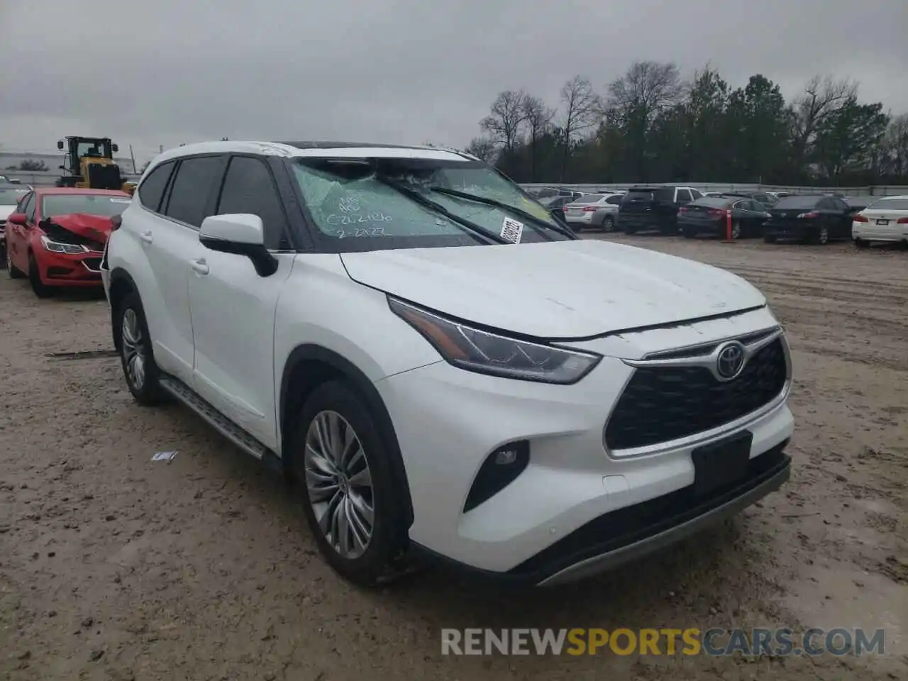 1 Photograph of a damaged car 5TDFZRAH4NS097023 TOYOTA HIGHLANDER 2022