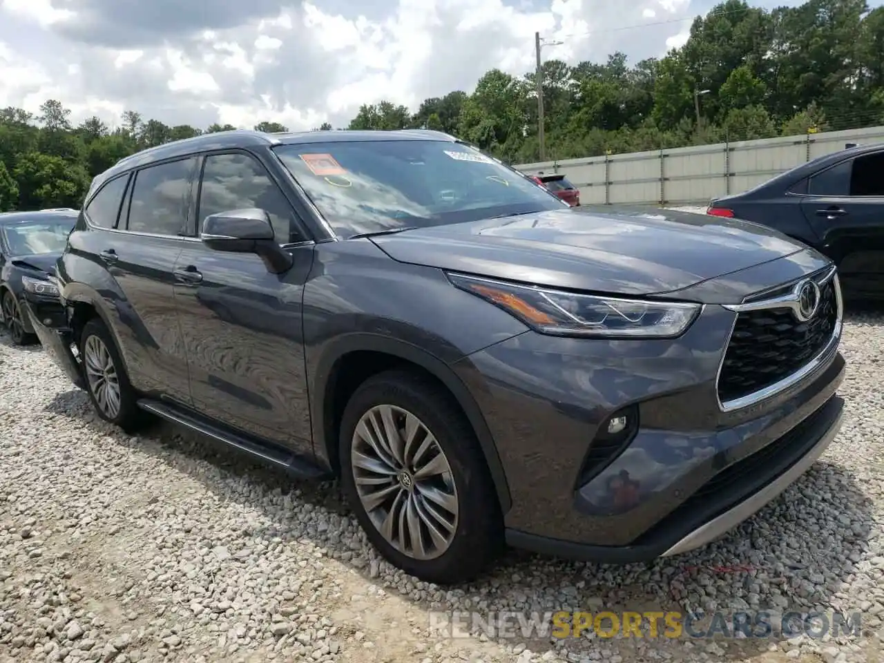 1 Photograph of a damaged car 5TDFZRAH6NS103307 TOYOTA HIGHLANDER 2022