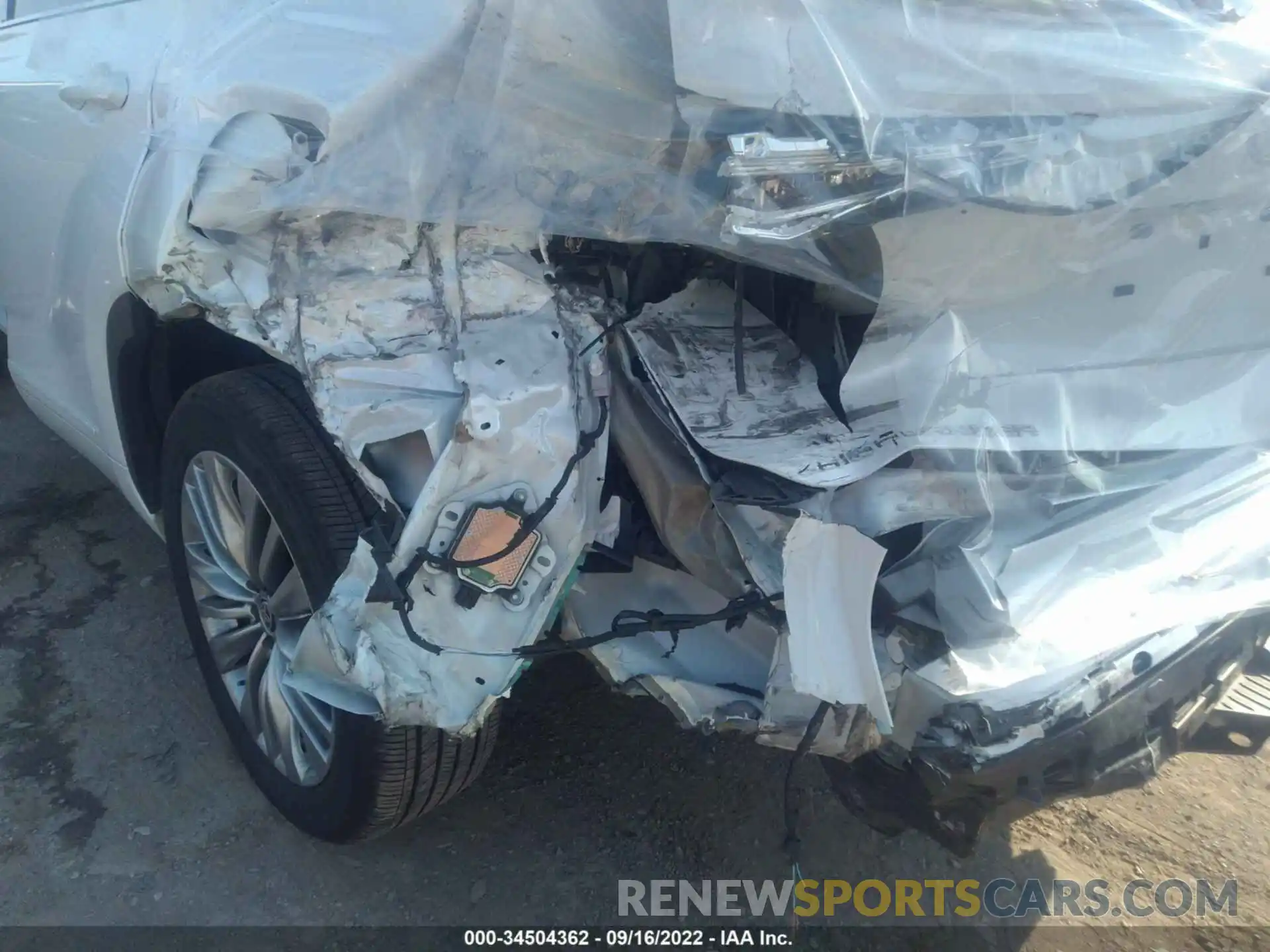 6 Photograph of a damaged car 5TDFZRBH0NS194508 TOYOTA HIGHLANDER 2022