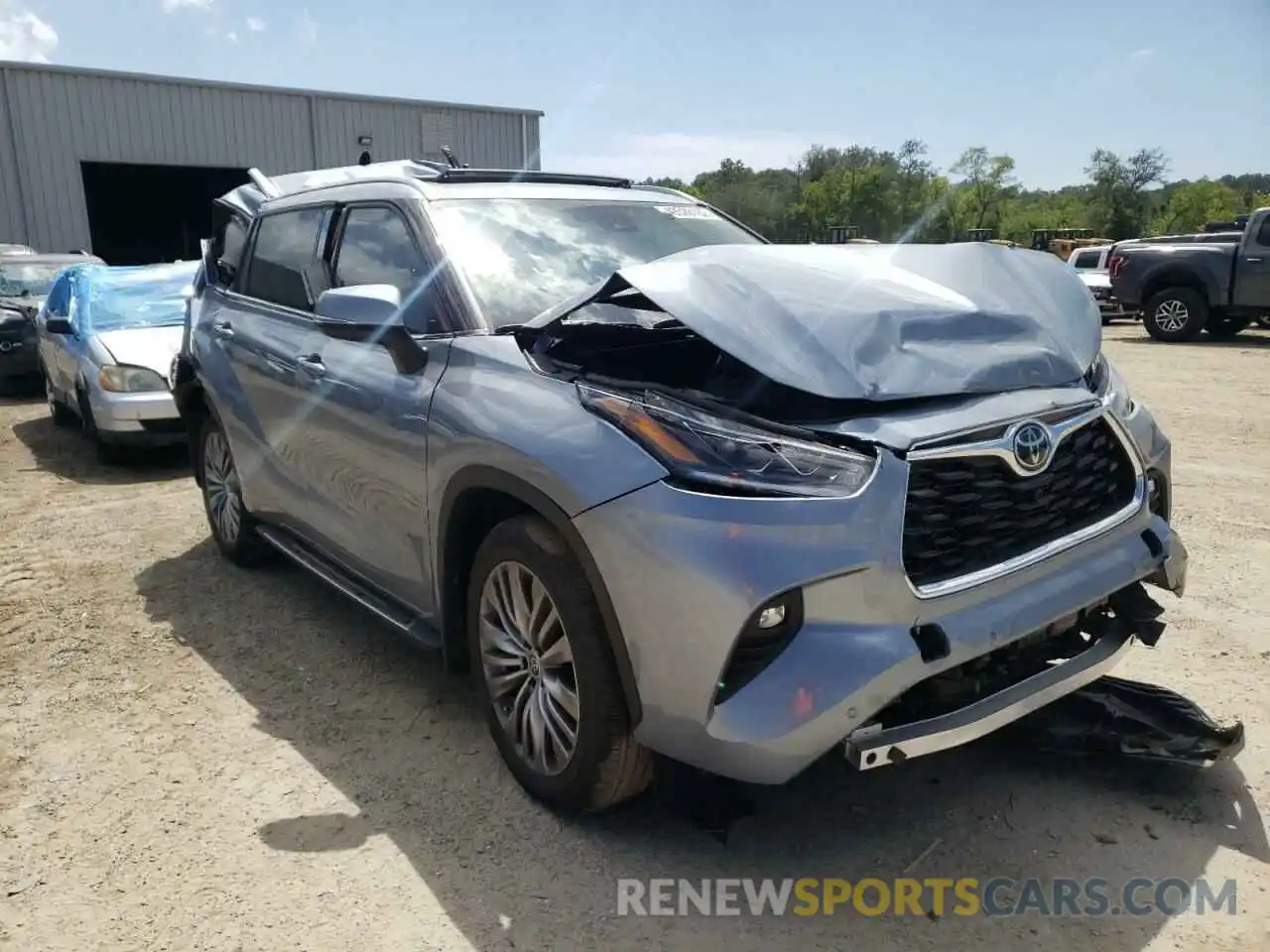 1 Photograph of a damaged car 5TDFZRBH2NS185860 TOYOTA HIGHLANDER 2022