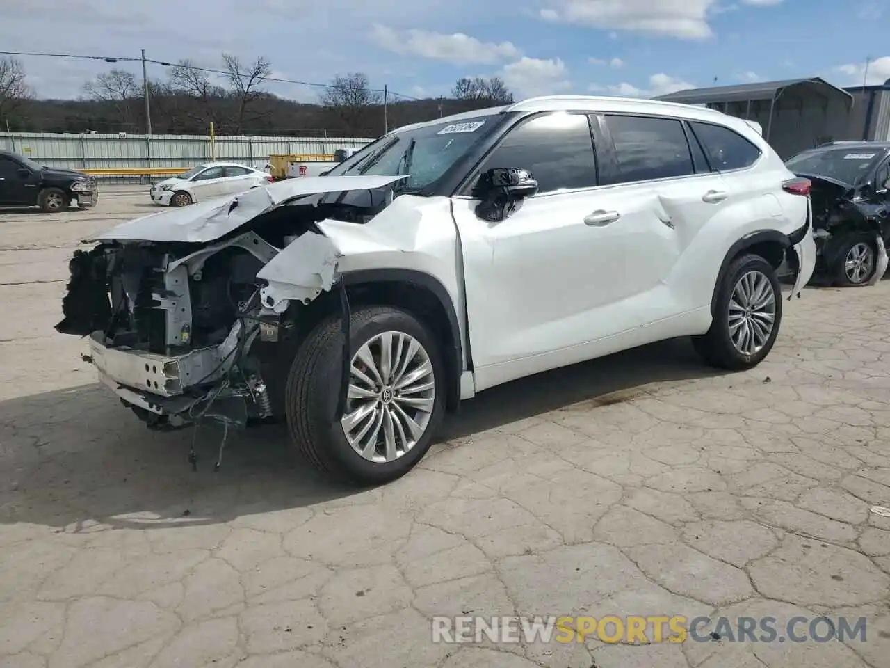 1 Photograph of a damaged car 5TDFZRBH2NS189519 TOYOTA HIGHLANDER 2022