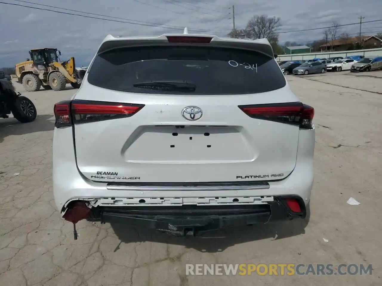 6 Photograph of a damaged car 5TDFZRBH2NS189519 TOYOTA HIGHLANDER 2022