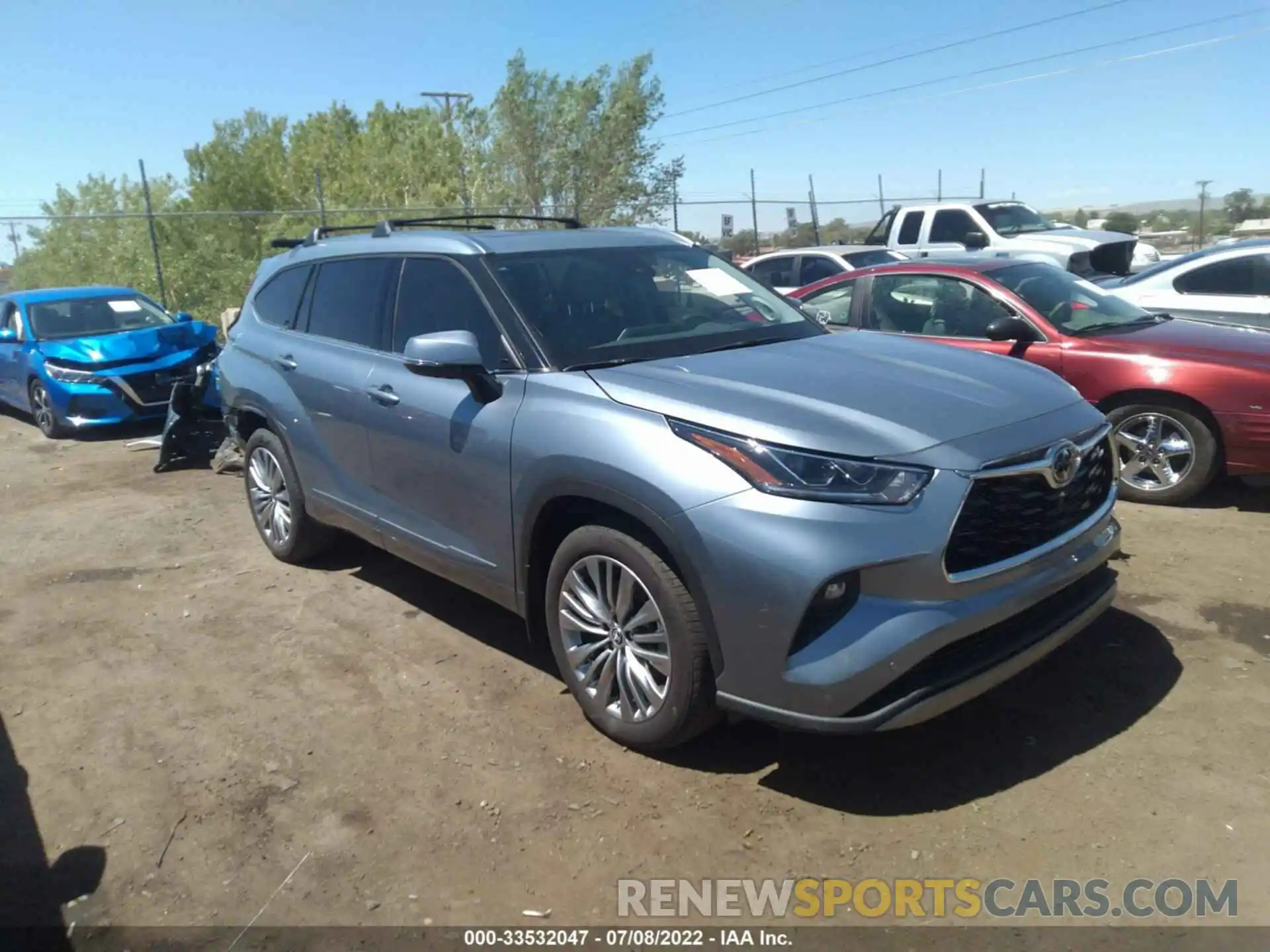 1 Photograph of a damaged car 5TDFZRBH3NS193109 TOYOTA HIGHLANDER 2022