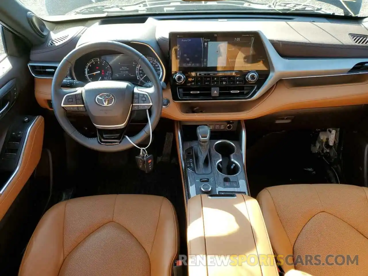 8 Фотография поврежденного автомобиля 5TDFZRBH3NS229199 TOYOTA HIGHLANDER 2022