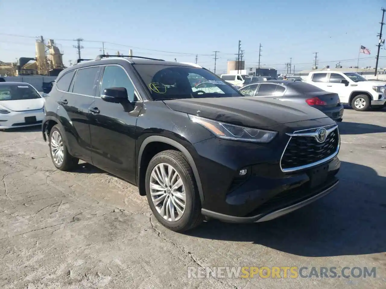 1 Photograph of a damaged car 5TDFZRBH6NS207021 TOYOTA HIGHLANDER 2022