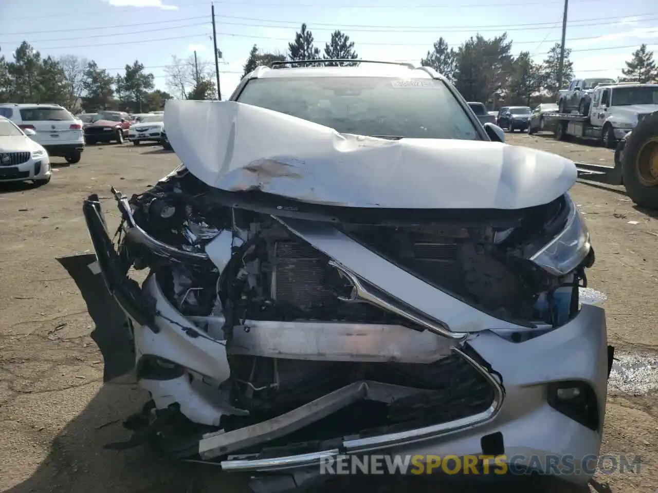 5 Photograph of a damaged car 5TDFZRBH7NS180282 TOYOTA HIGHLANDER 2022