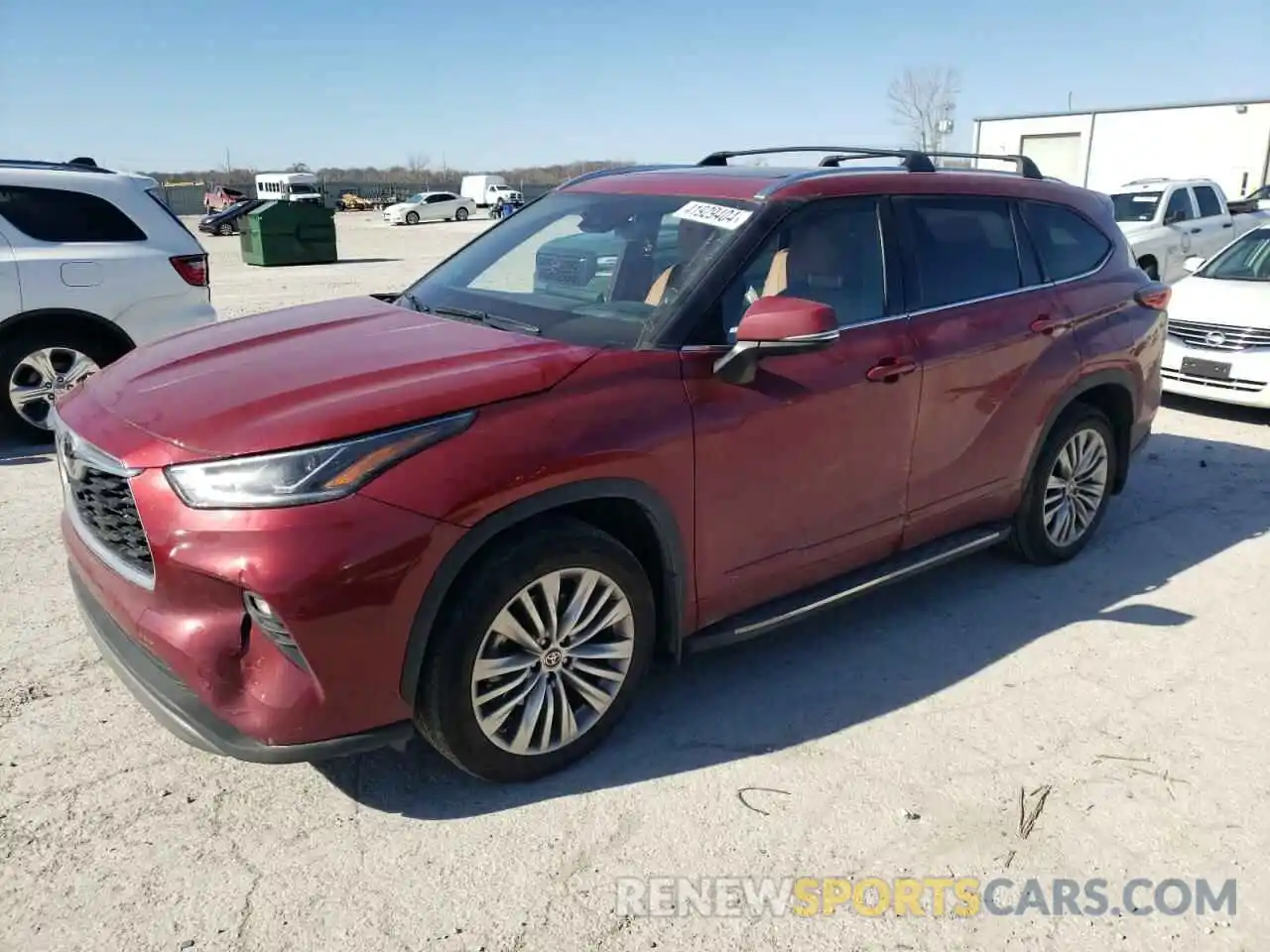 1 Photograph of a damaged car 5TDFZRBHXNS228745 TOYOTA HIGHLANDER 2022