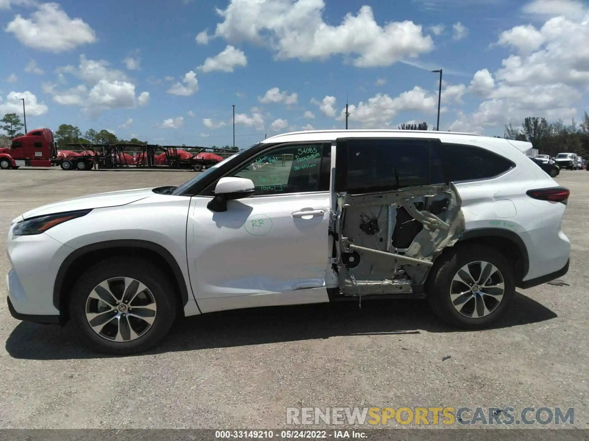 6 Photograph of a damaged car 5TDGARAH0NS510776 TOYOTA HIGHLANDER 2022