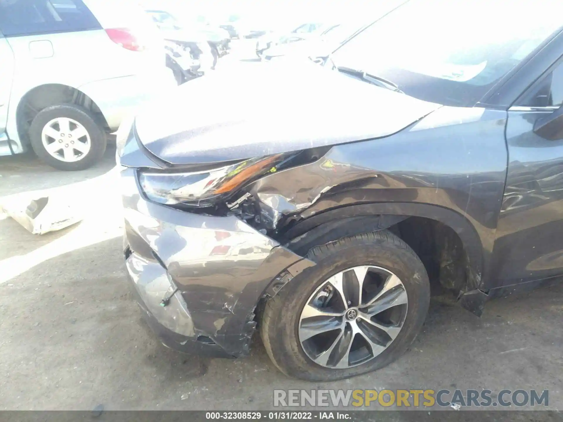 6 Photograph of a damaged car 5TDGARAH0NS511085 TOYOTA HIGHLANDER 2022