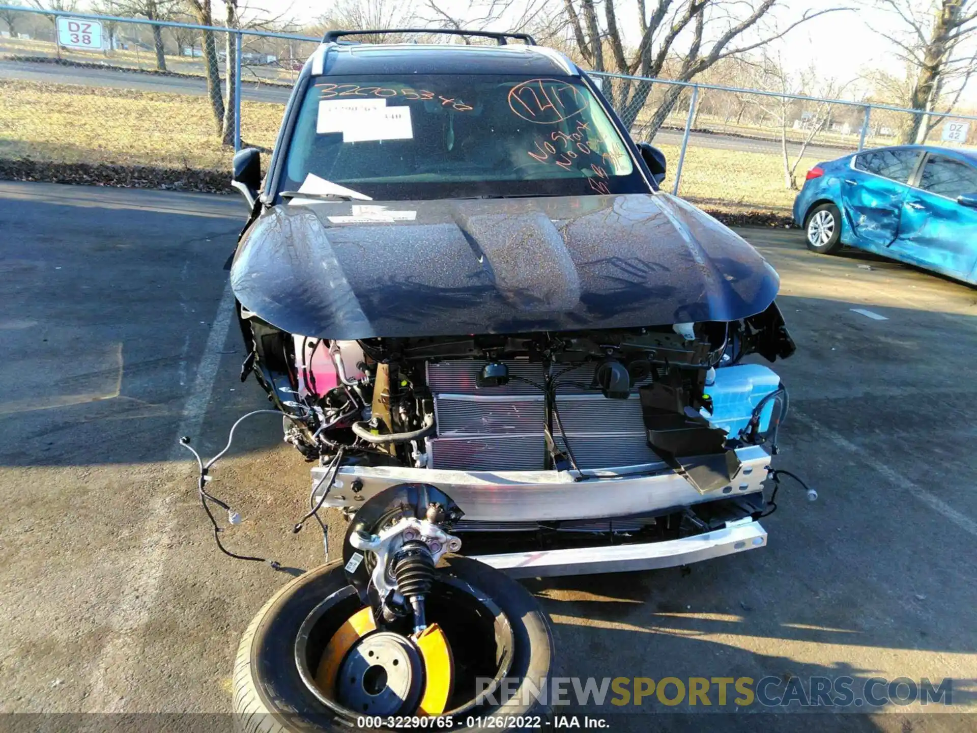 6 Photograph of a damaged car 5TDGBRCH3NS540249 TOYOTA HIGHLANDER 2022