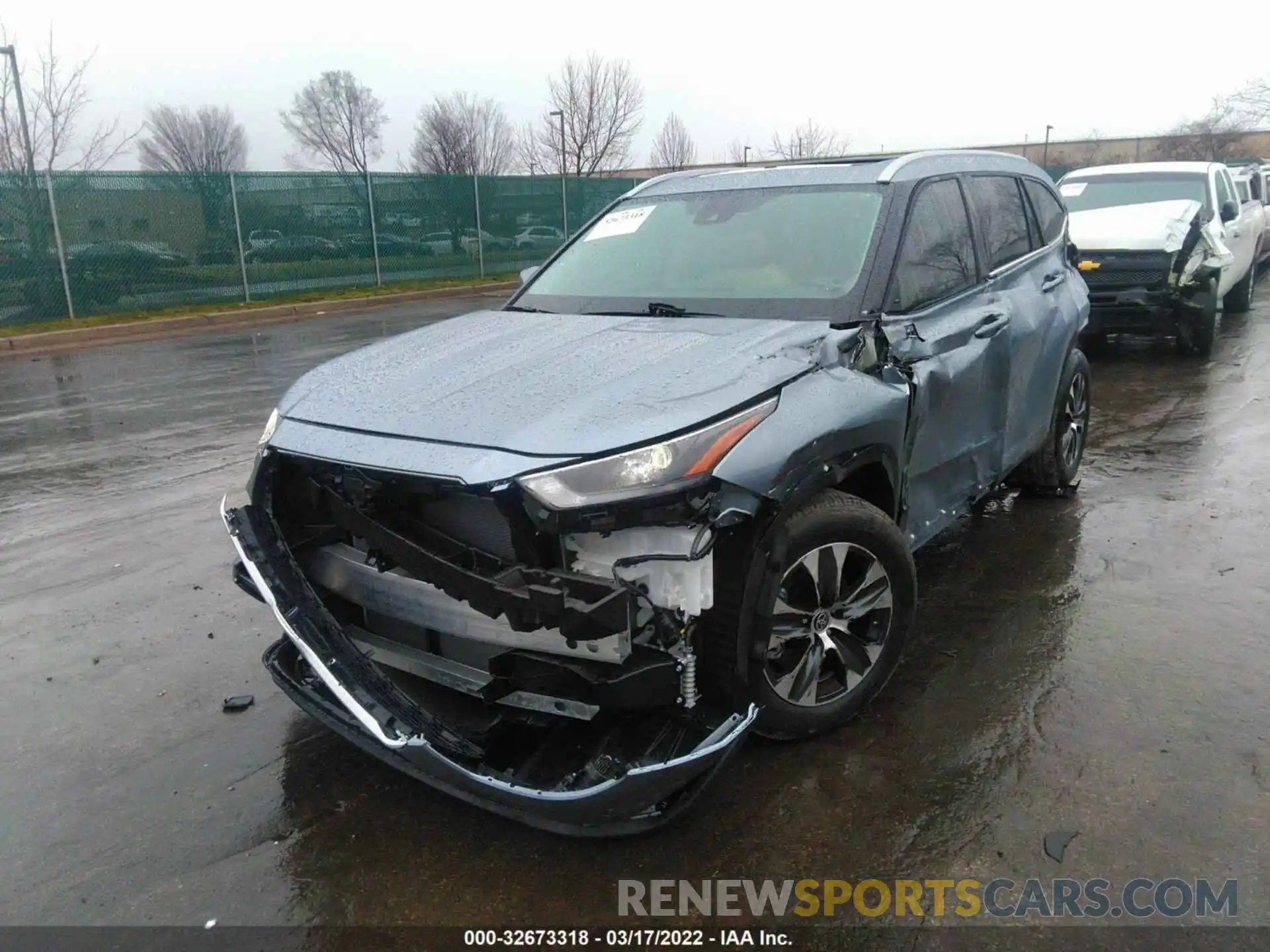 12 Photograph of a damaged car 5TDGZRAH6NS101285 TOYOTA HIGHLANDER 2022