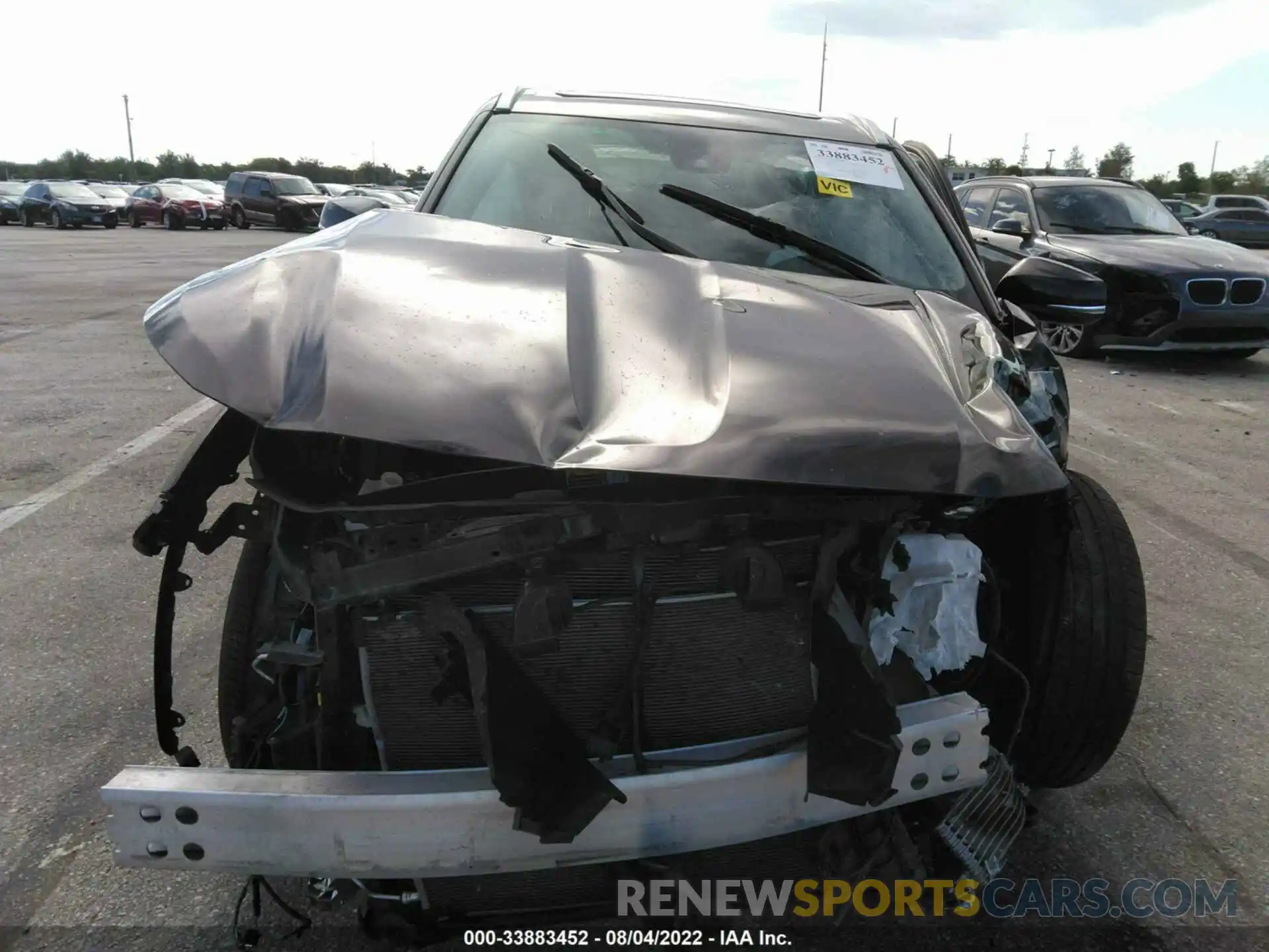 6 Photograph of a damaged car 5TDGZRAH6NS102128 TOYOTA HIGHLANDER 2022