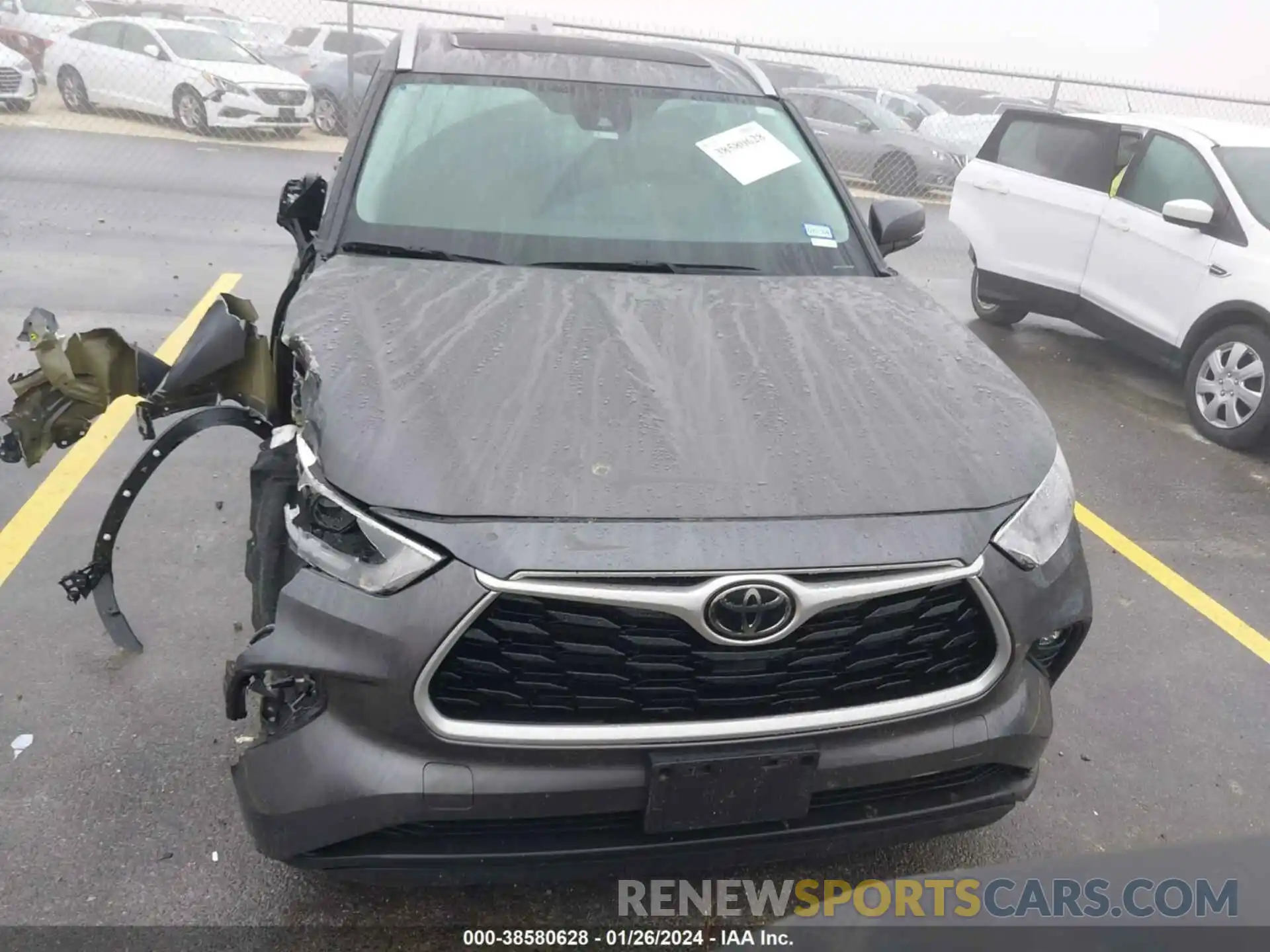 12 Photograph of a damaged car 5TDGZRAH7NS127006 TOYOTA HIGHLANDER 2022