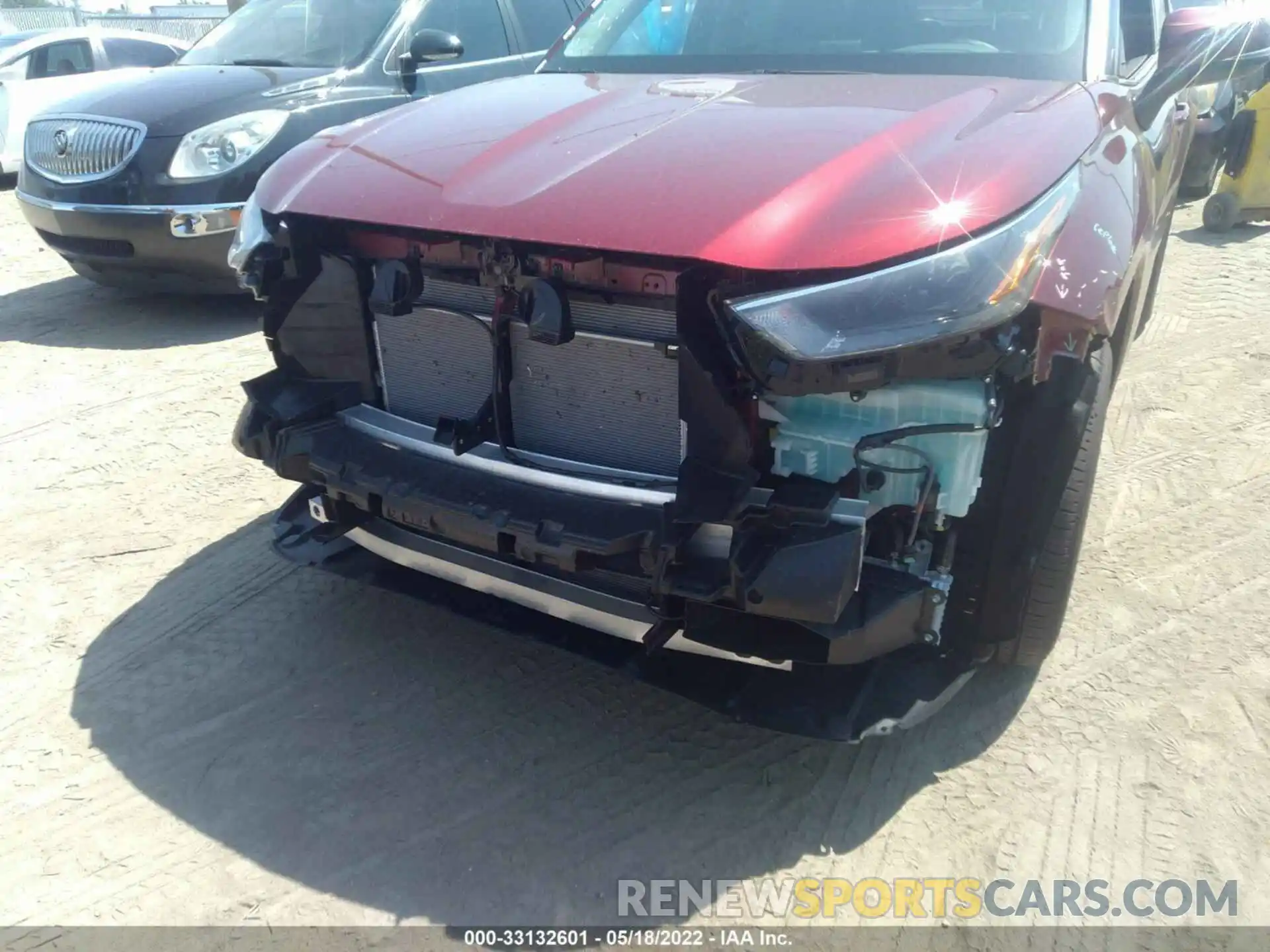 6 Photograph of a damaged car 5TDGZRAHXNS544622 TOYOTA HIGHLANDER 2022