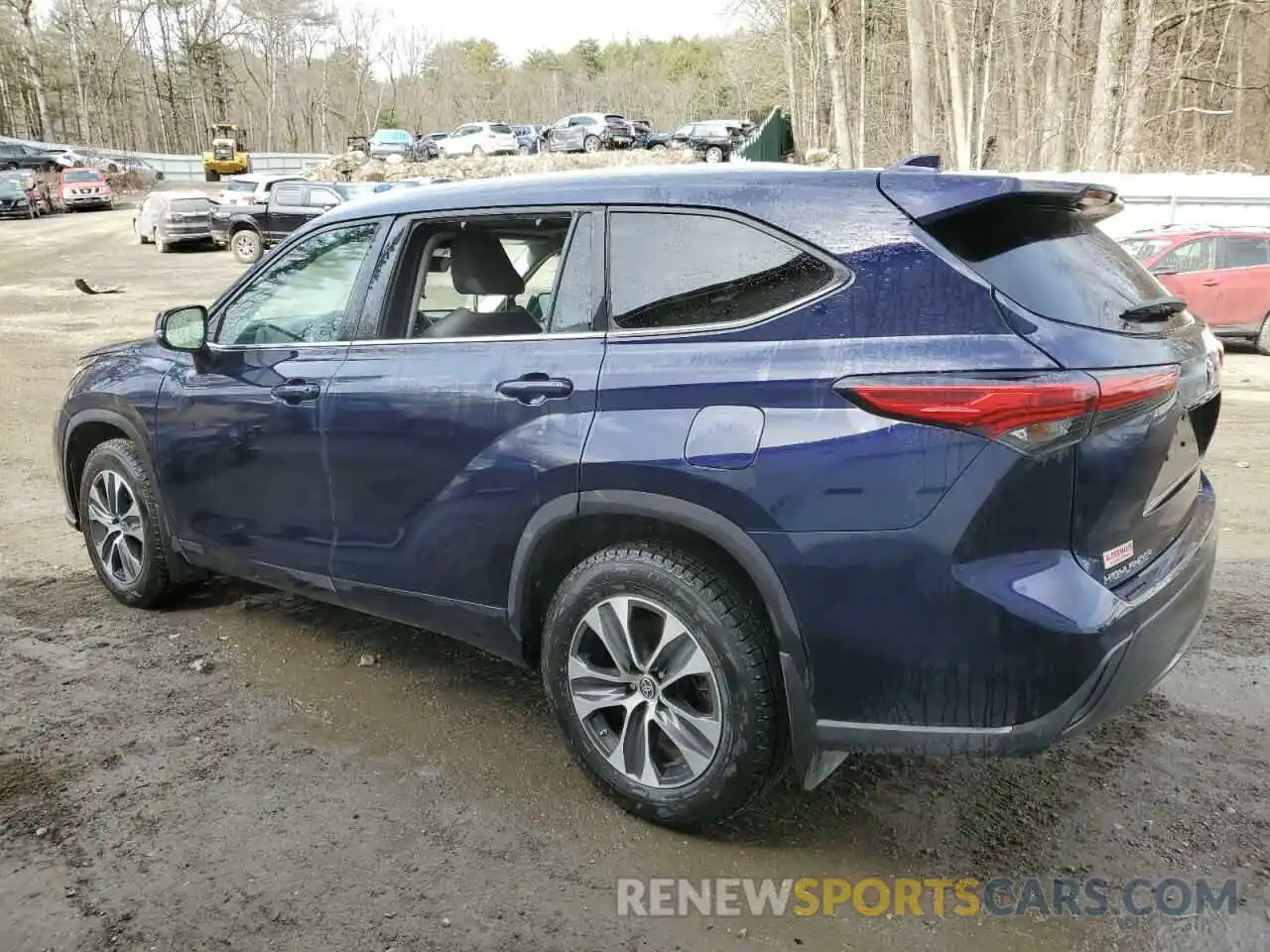 2 Photograph of a damaged car 5TDGZRBH0NS249981 TOYOTA HIGHLANDER 2022