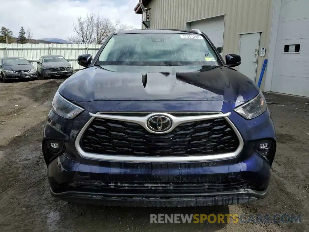 5 Photograph of a damaged car 5TDGZRBH0NS249981 TOYOTA HIGHLANDER 2022