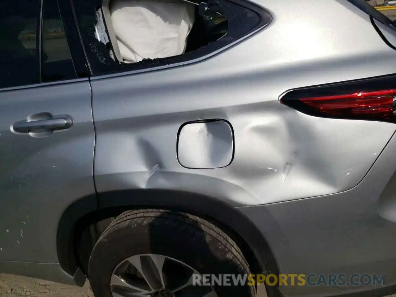 10 Photograph of a damaged car 5TDGZRBH2NS202919 TOYOTA HIGHLANDER 2022