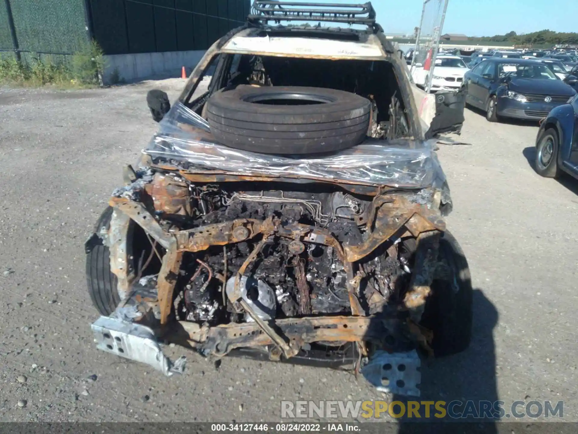 6 Photograph of a damaged car 5TDGZRBH2NS212737 TOYOTA HIGHLANDER 2022