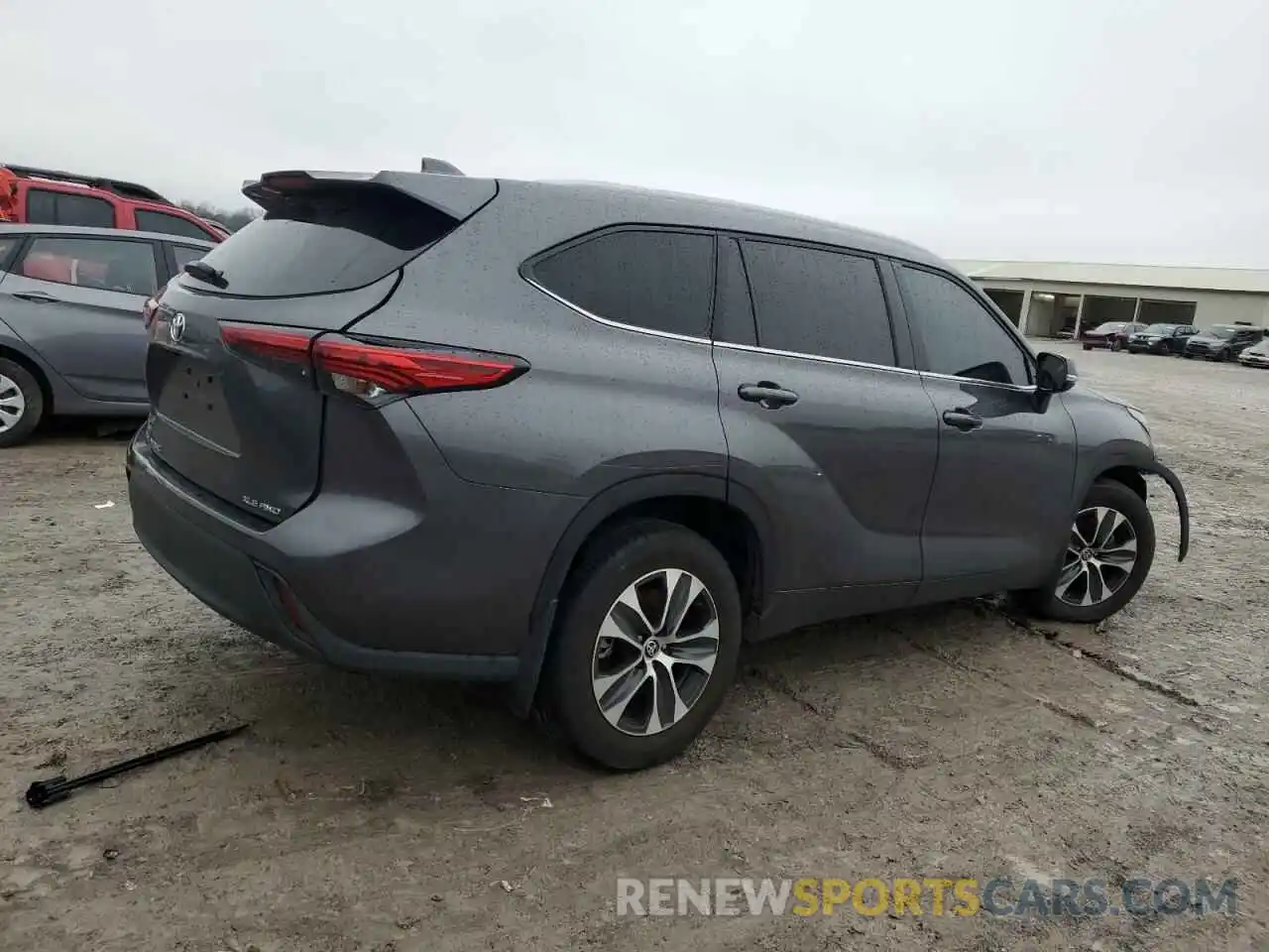 3 Photograph of a damaged car 5TDGZRBH4NS241866 TOYOTA HIGHLANDER 2022