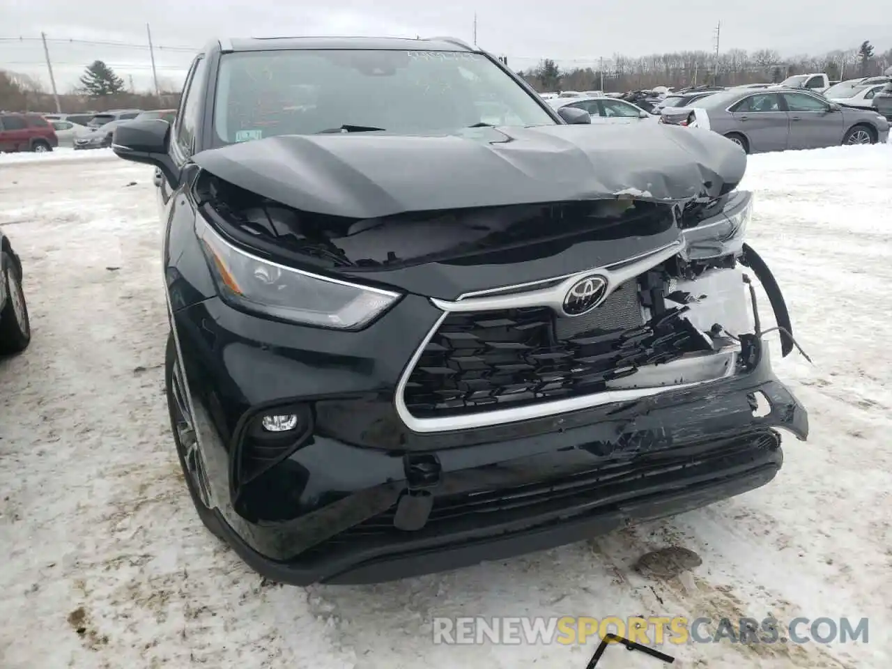 1 Photograph of a damaged car 5TDGZRBH6NS178186 TOYOTA HIGHLANDER 2022