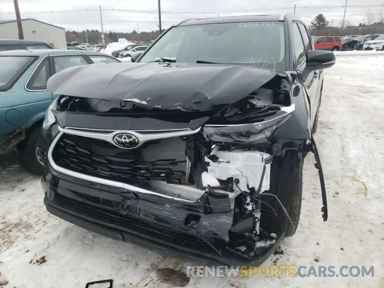 2 Photograph of a damaged car 5TDGZRBH6NS178186 TOYOTA HIGHLANDER 2022