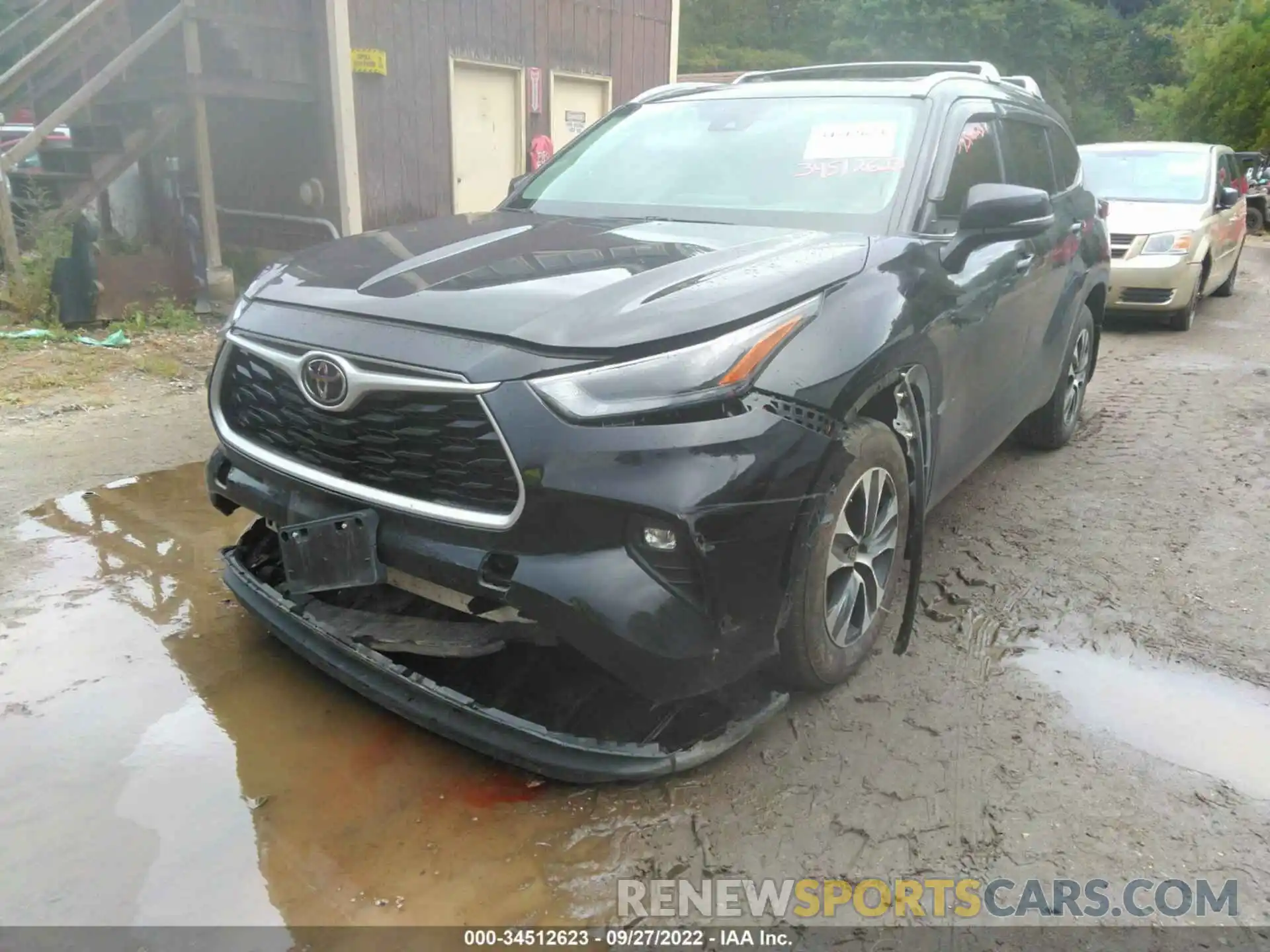 6 Photograph of a damaged car 5TDGZRBH7NS177645 TOYOTA HIGHLANDER 2022