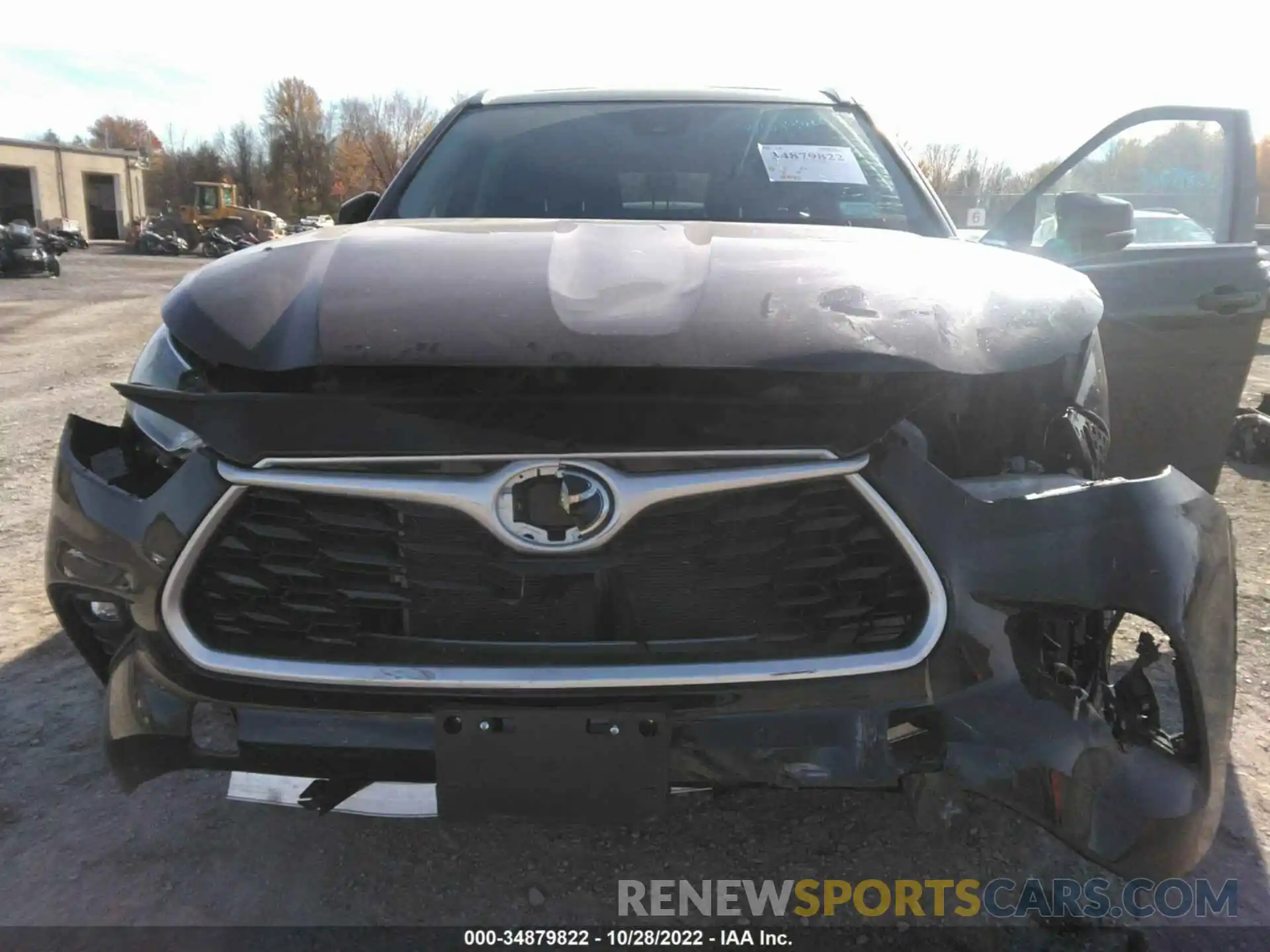 6 Photograph of a damaged car 5TDGZRBH8NS210717 TOYOTA HIGHLANDER 2022