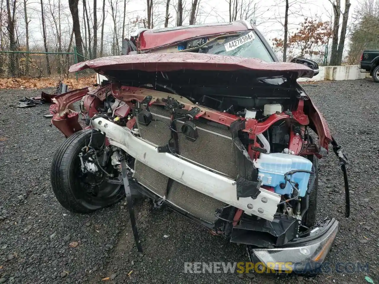 5 Photograph of a damaged car 5TDGZRBH9NS177758 TOYOTA HIGHLANDER 2022