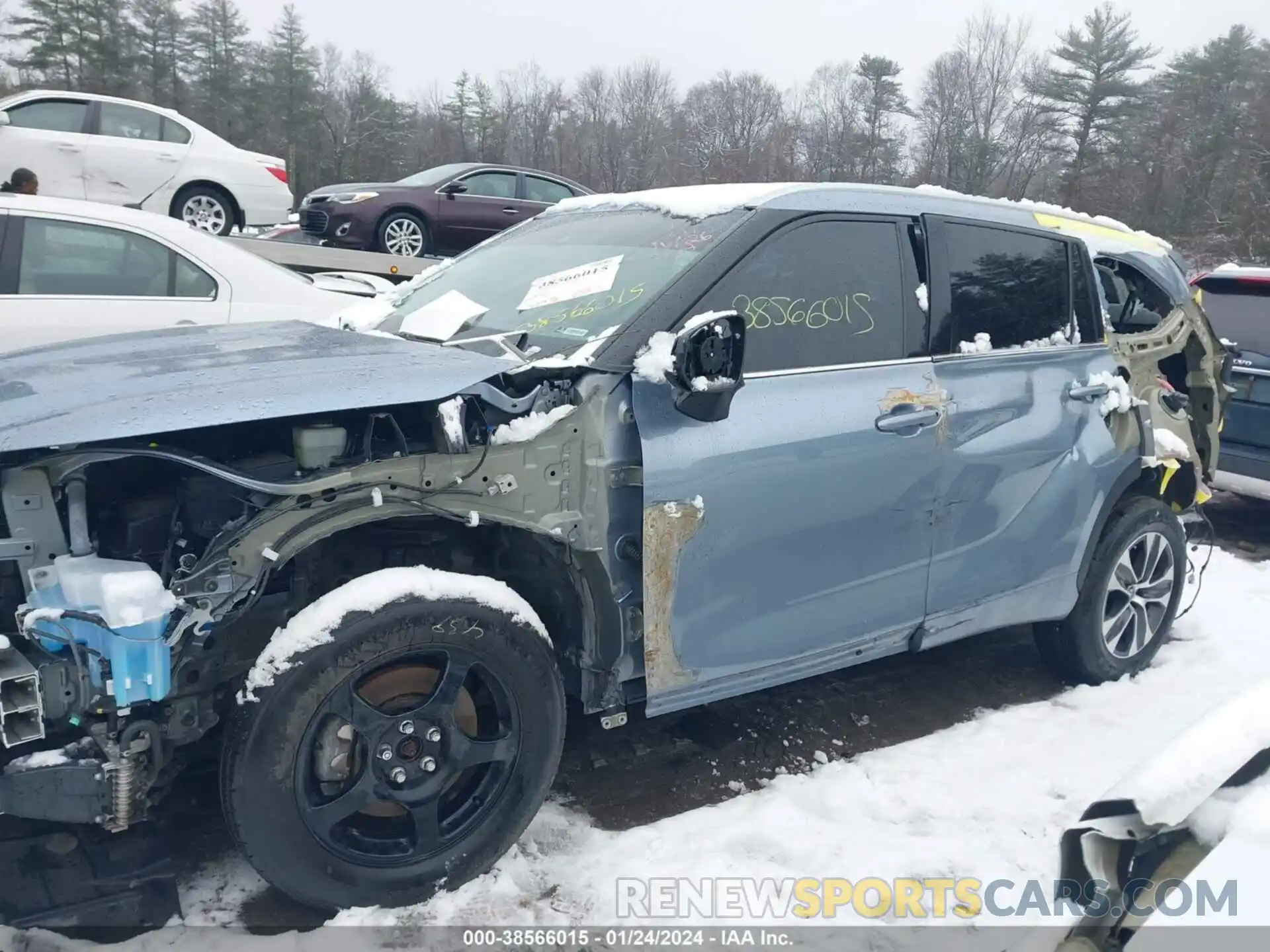 14 Photograph of a damaged car 5TDGZRBHXNS199929 TOYOTA HIGHLANDER 2022