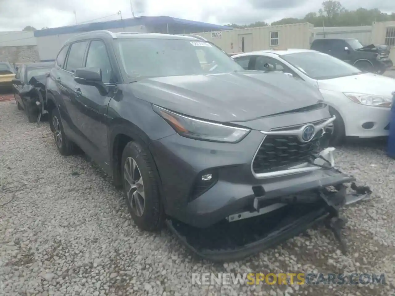 1 Photograph of a damaged car 5TDHBRCH2NS554776 TOYOTA HIGHLANDER 2022