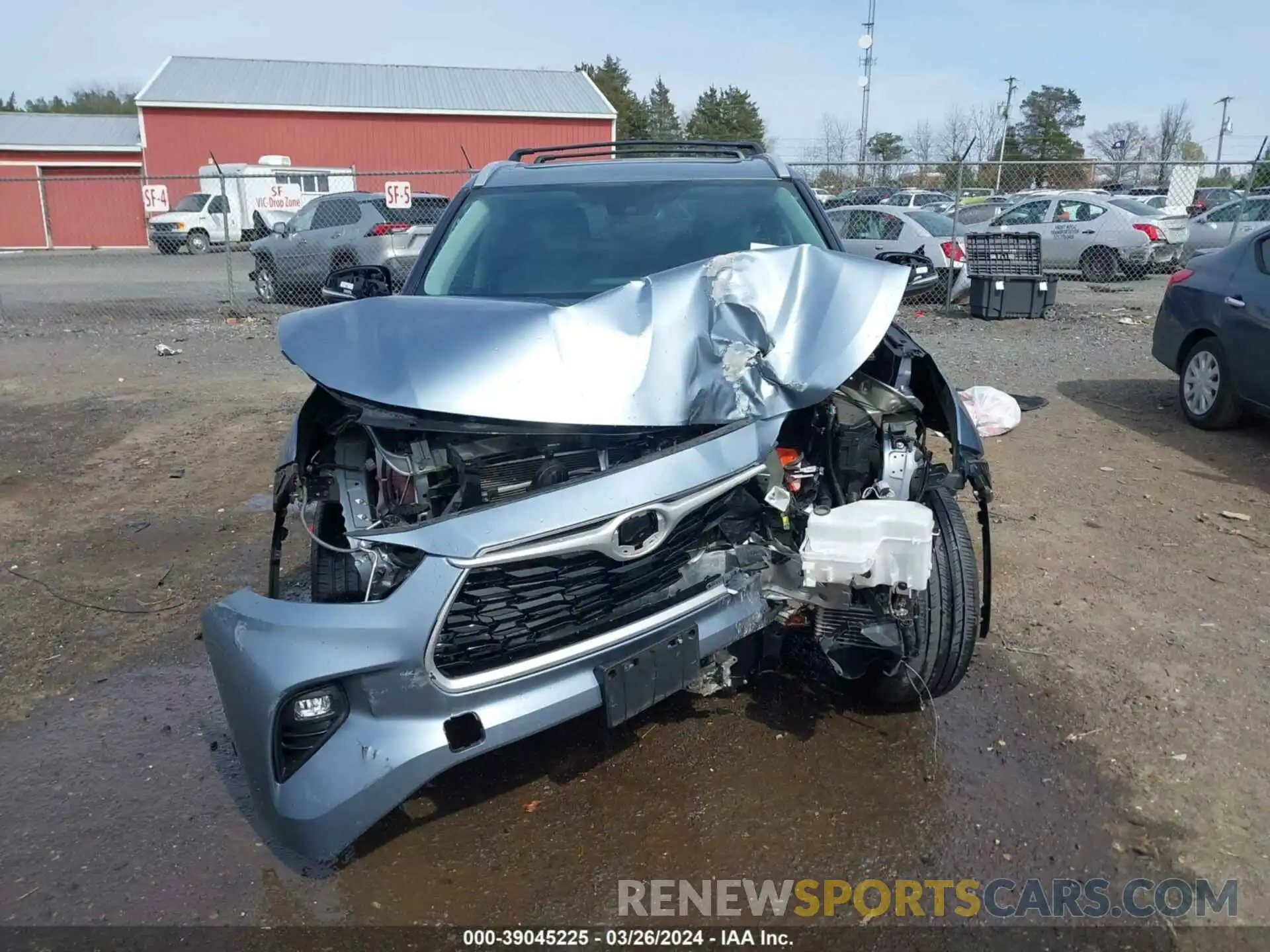 12 Photograph of a damaged car 5TDHZRBH1NS202222 TOYOTA HIGHLANDER 2022