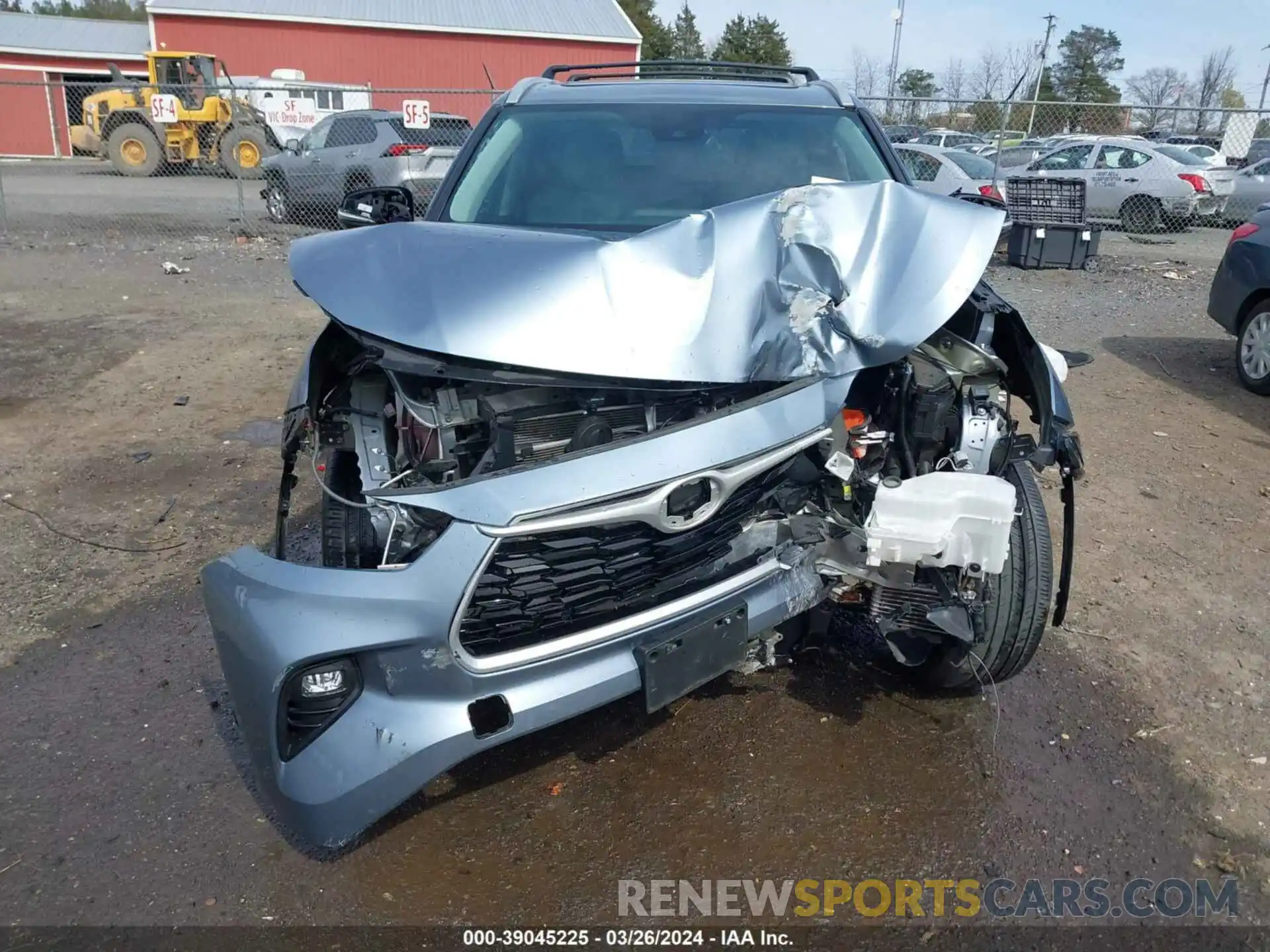 6 Photograph of a damaged car 5TDHZRBH1NS202222 TOYOTA HIGHLANDER 2022