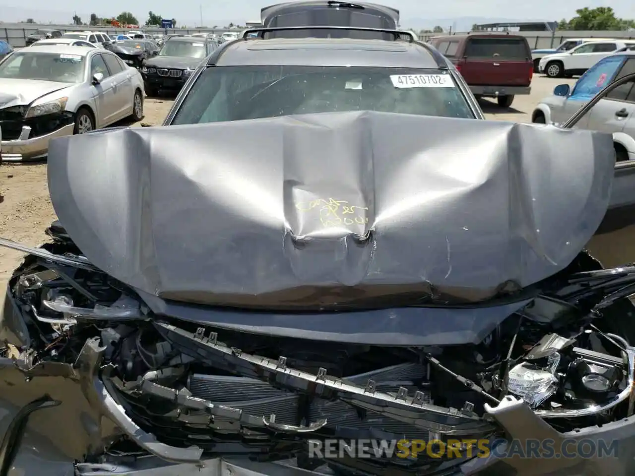 7 Photograph of a damaged car 5TDJZRAH3NS117014 TOYOTA HIGHLANDER 2022