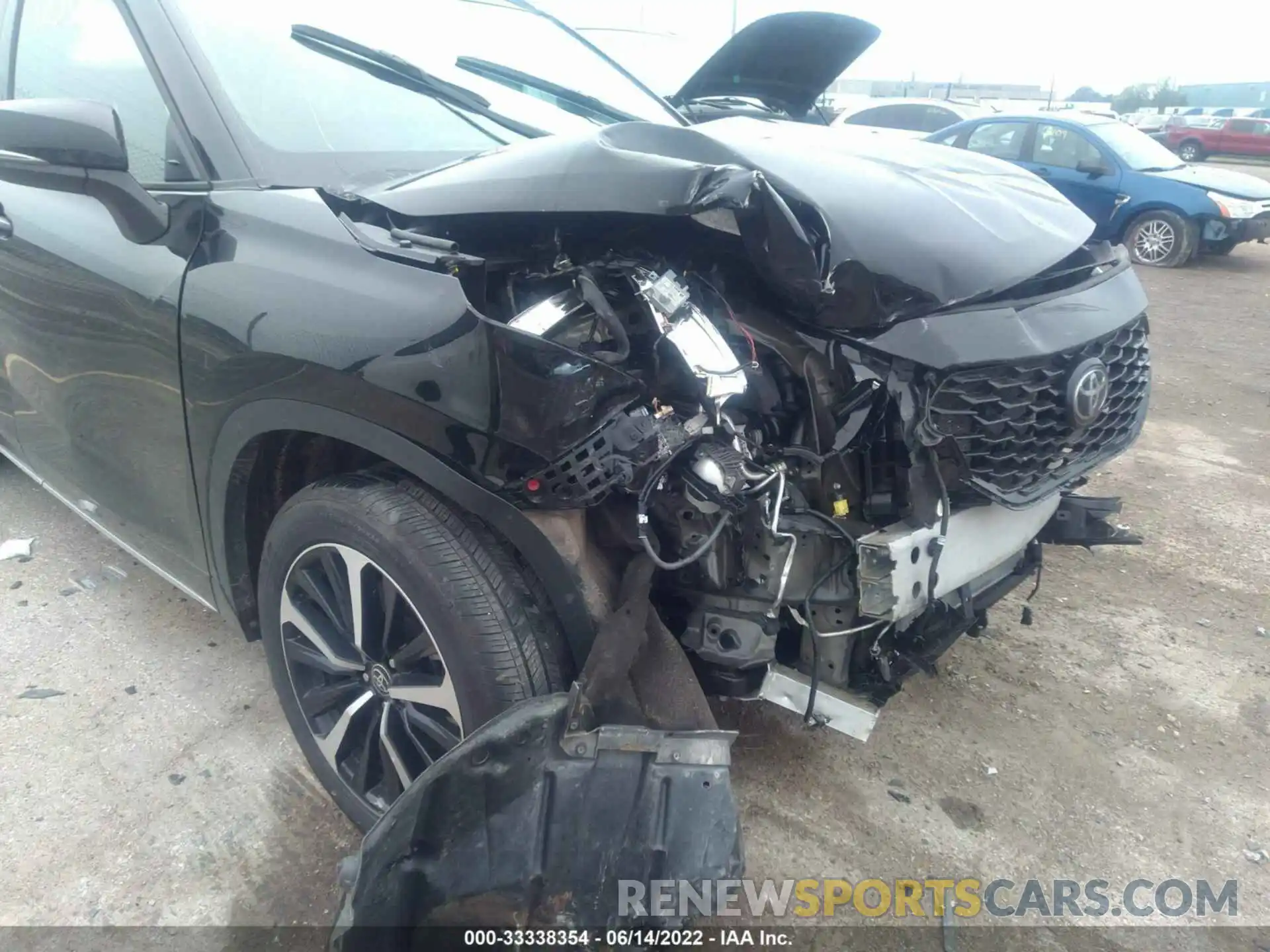 6 Photograph of a damaged car 5TDJZRBH6NS170630 TOYOTA HIGHLANDER 2022