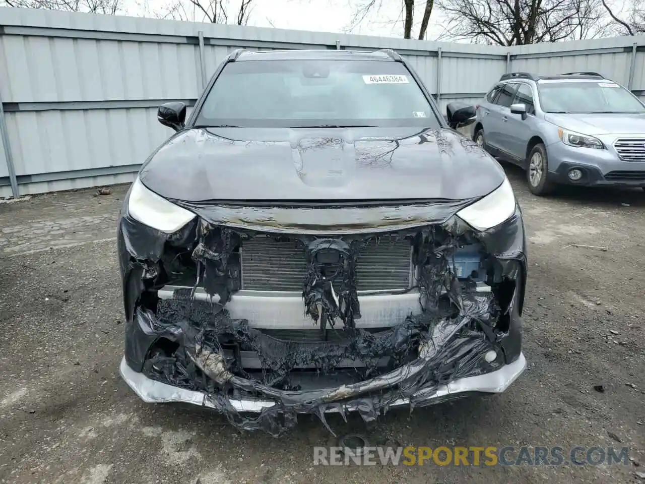 5 Photograph of a damaged car 5TDJZRBHXNS169383 TOYOTA HIGHLANDER 2022