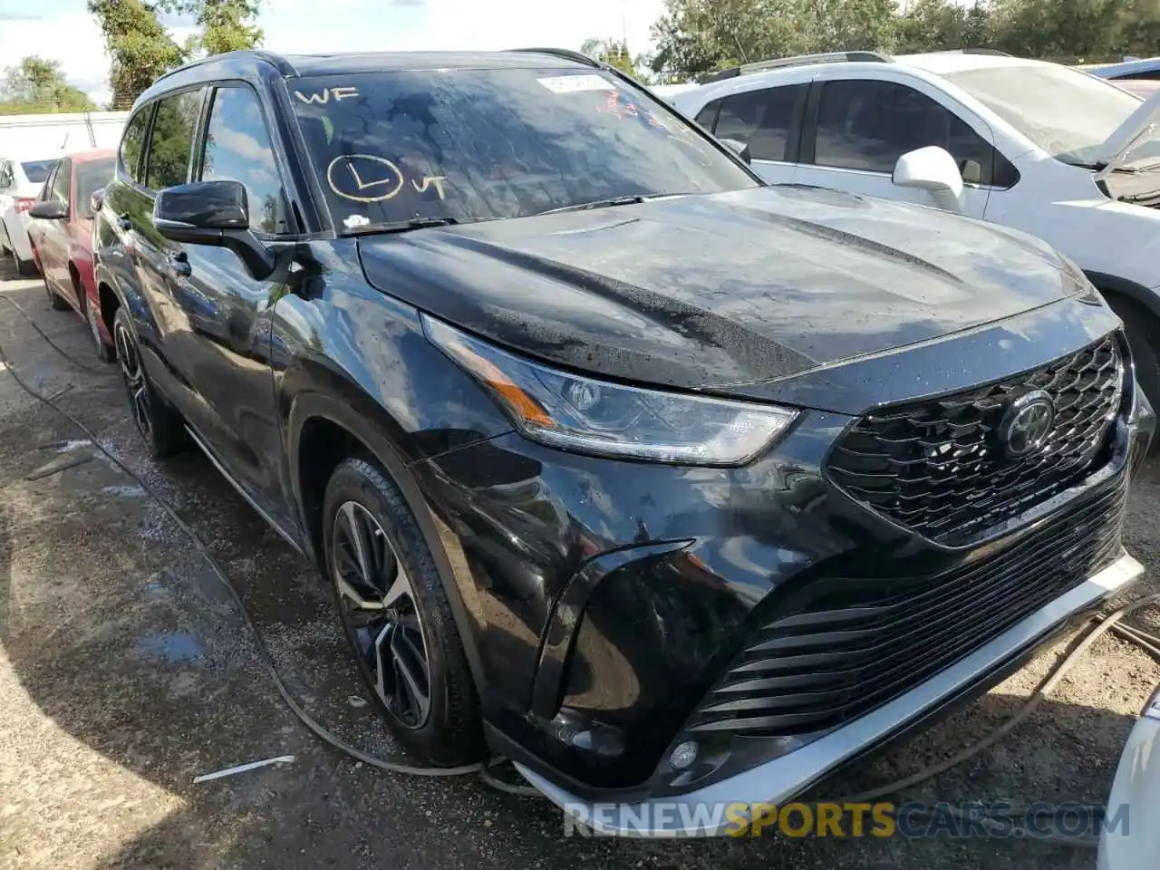 1 Photograph of a damaged car 5TDLZRAH0NS120770 TOYOTA HIGHLANDER 2022