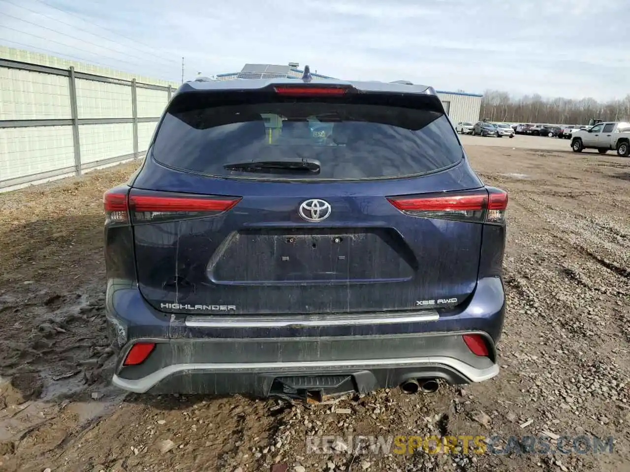 6 Photograph of a damaged car 5TDLZRBH4NS173874 TOYOTA HIGHLANDER 2022