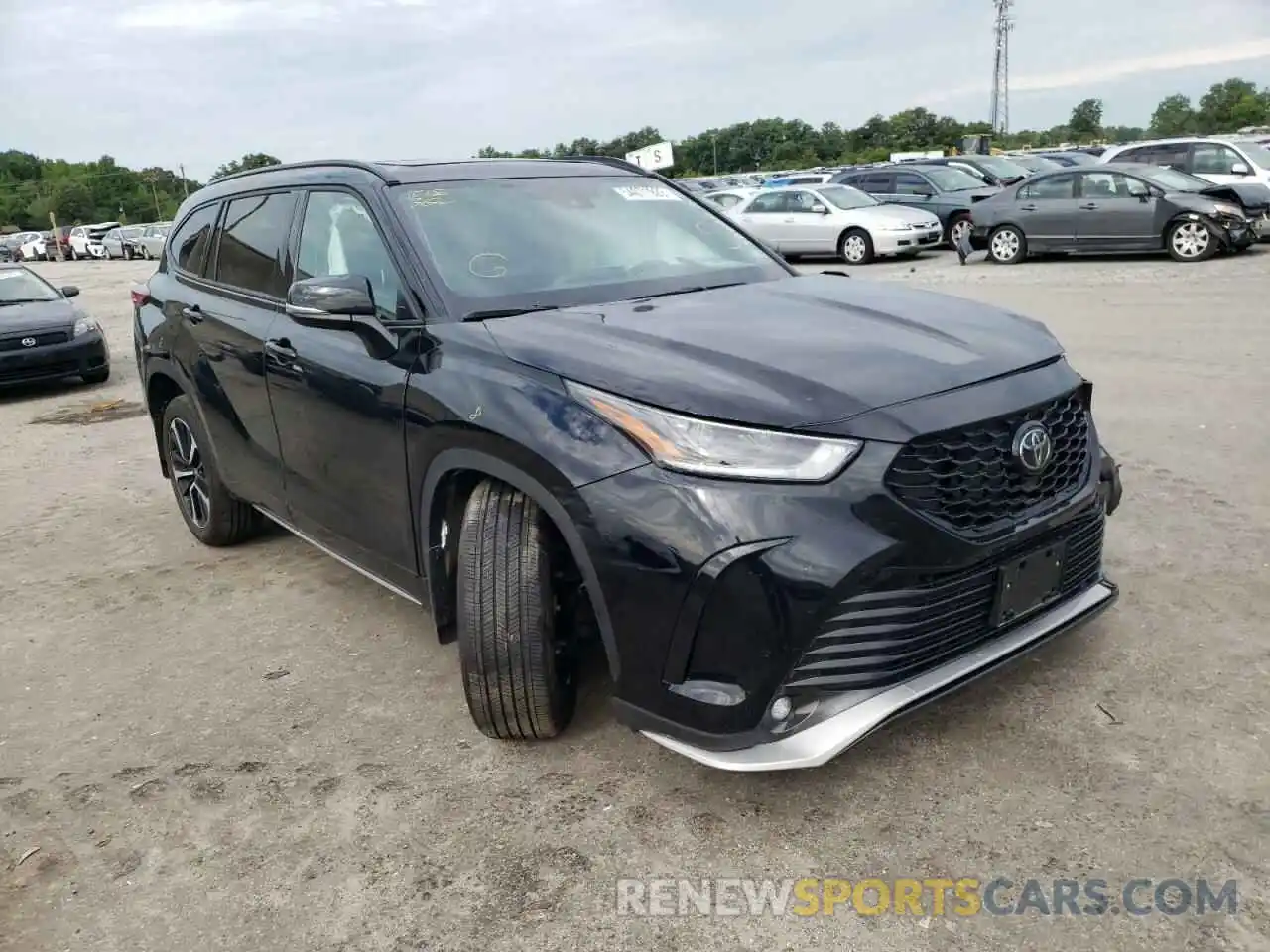 1 Photograph of a damaged car 5TDLZRBH6NS202386 TOYOTA HIGHLANDER 2022