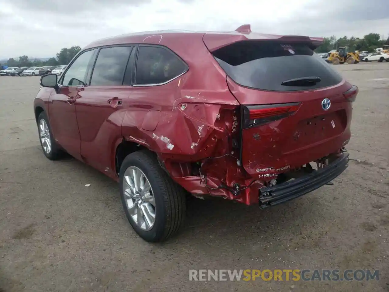 3 Photograph of a damaged car 5TDXBRCH4NS544553 TOYOTA HIGHLANDER 2022