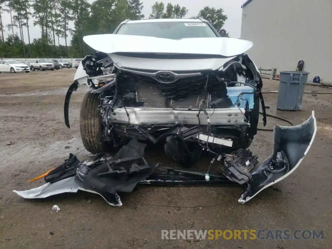 9 Photograph of a damaged car 5TDYZRAH2NS094436 TOYOTA HIGHLANDER 2022