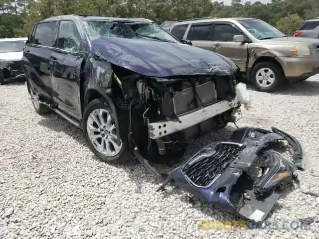 1 Photograph of a damaged car 5TDYZRAH4NS112175 TOYOTA HIGHLANDER 2022