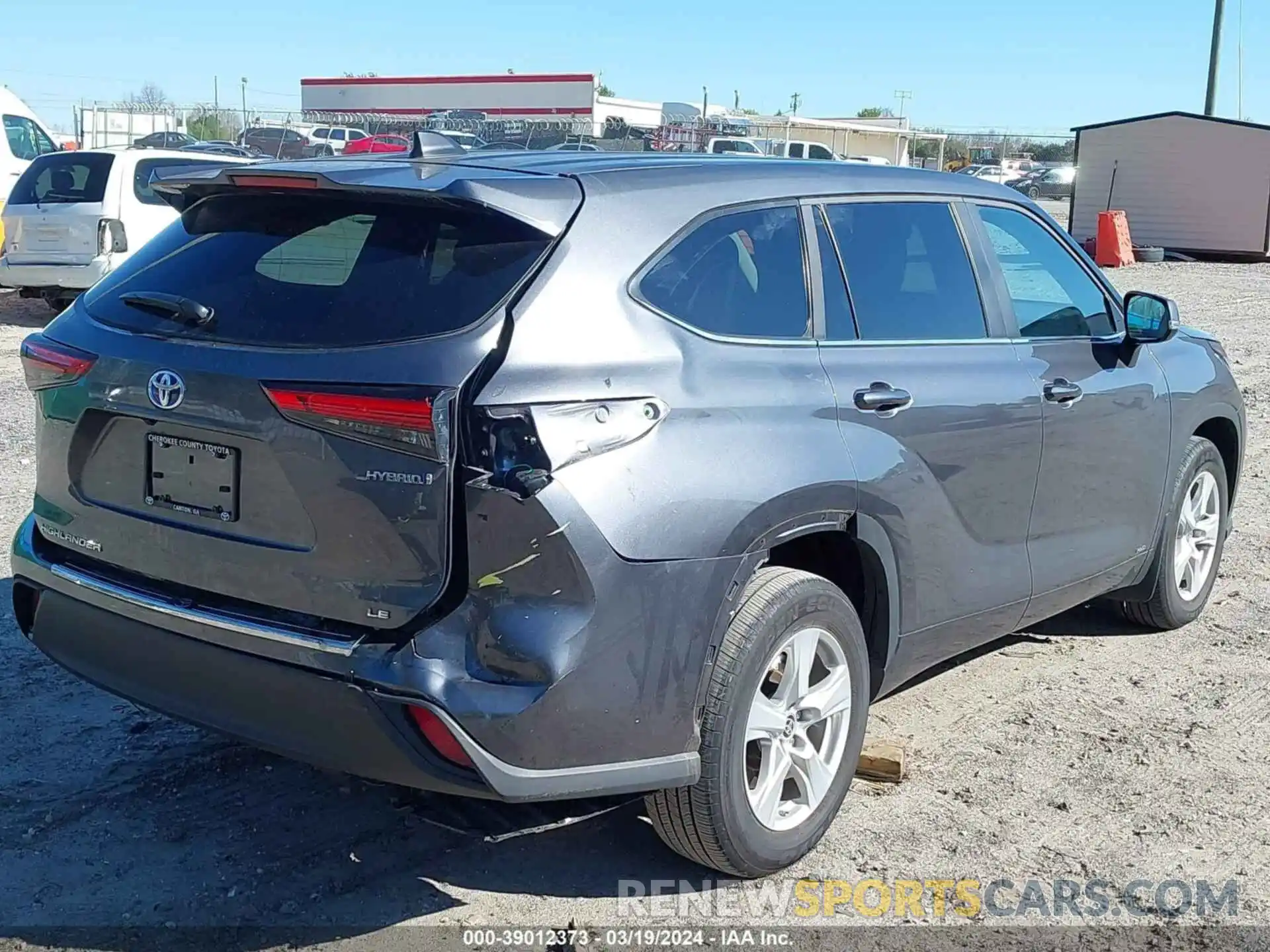 6 Photograph of a damaged car 5TDBBRCH0PS118355 TOYOTA HIGHLANDER 2023